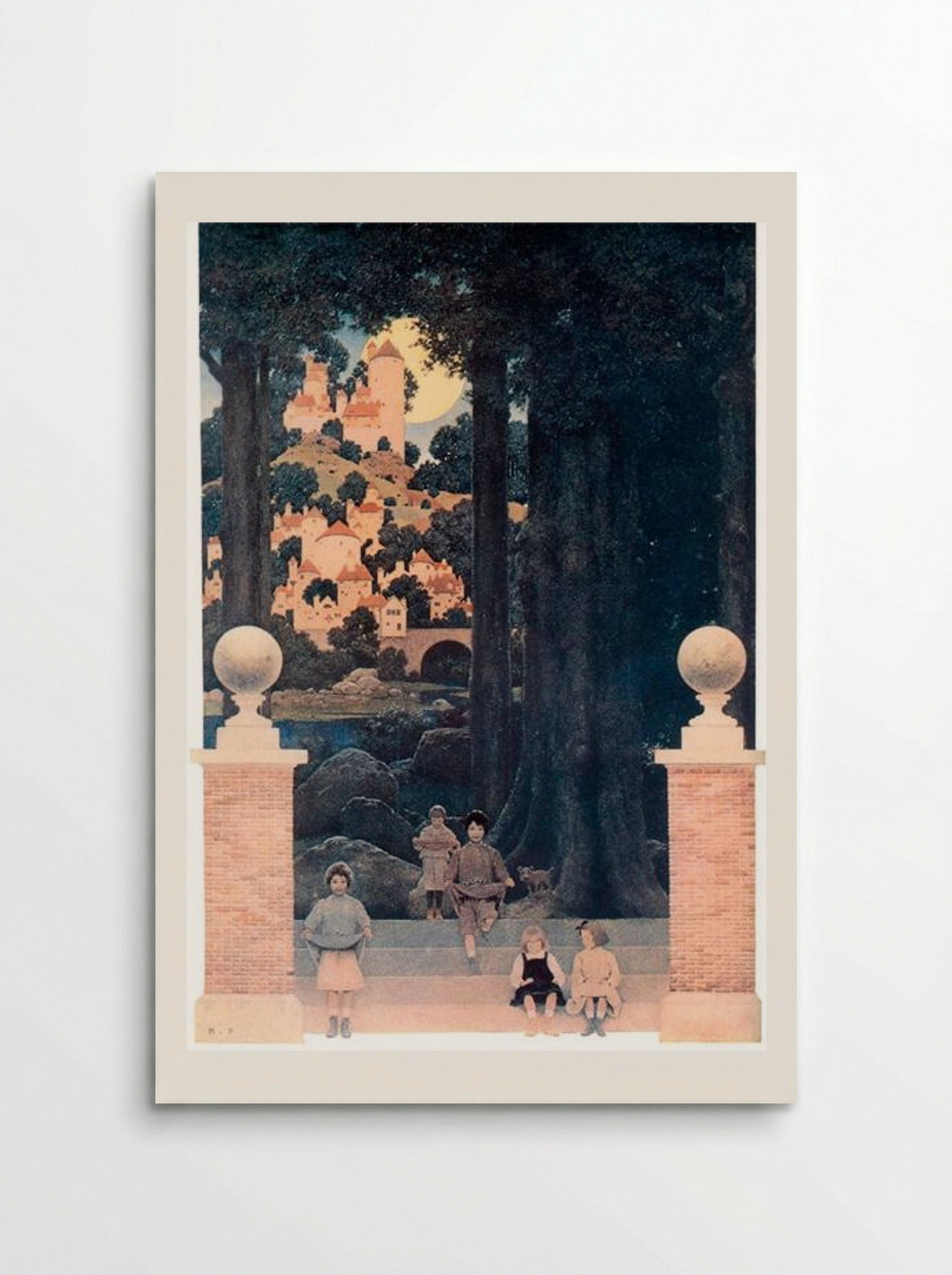 The Sugar-plum Tree - Maxfield Parrish - Poster