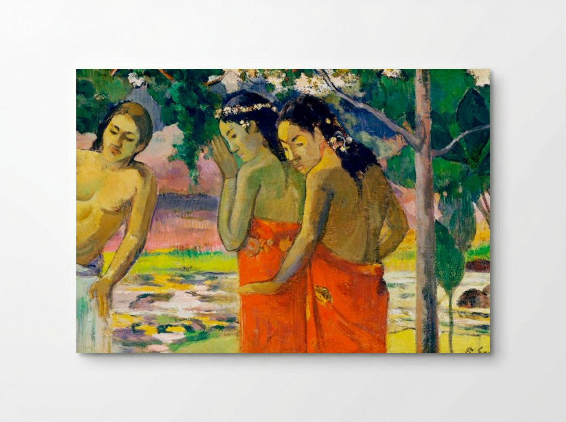 Three Tahitian Women - Paul Gauguin - Poster