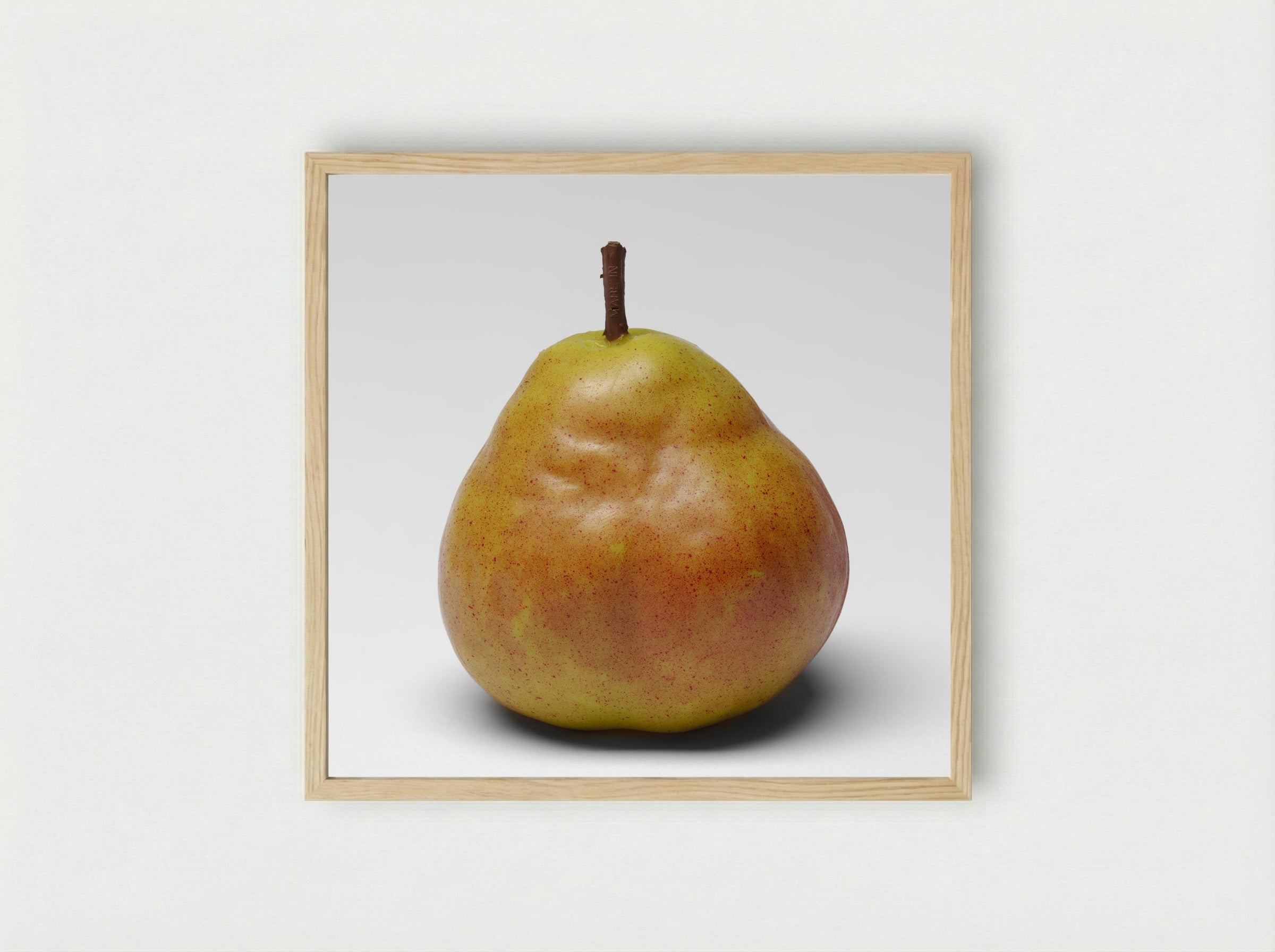 Pear - Claes Oldenburg - Framed Print Wood