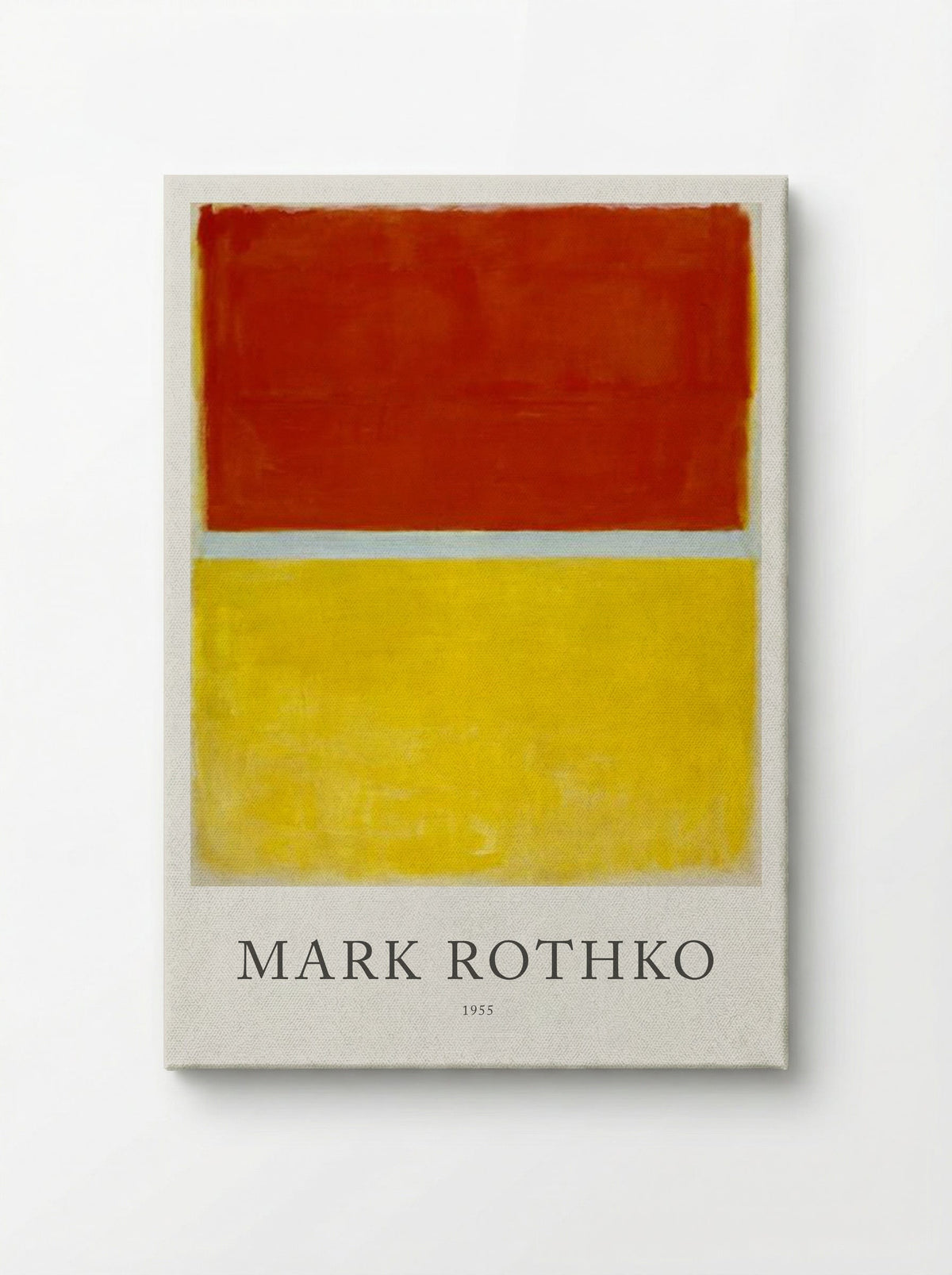 Untitled (Red and Yellow) - Mark Rothko - Canvas