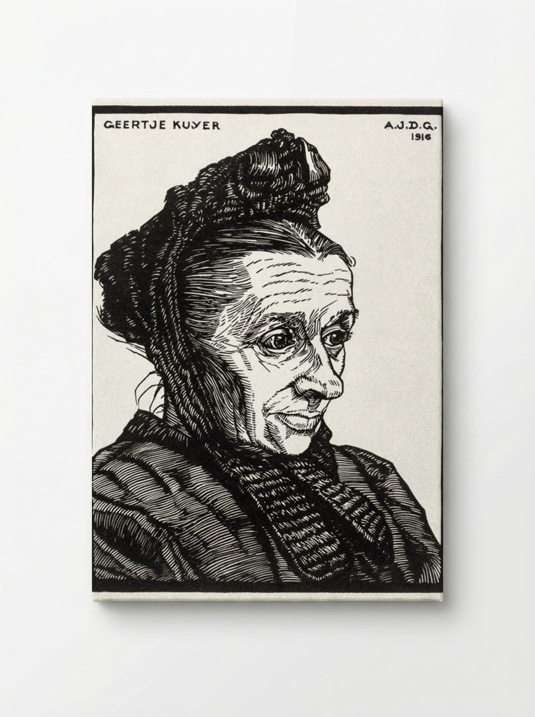 Portrait of Geertje Kuijer - Julie de Graag - Canvas