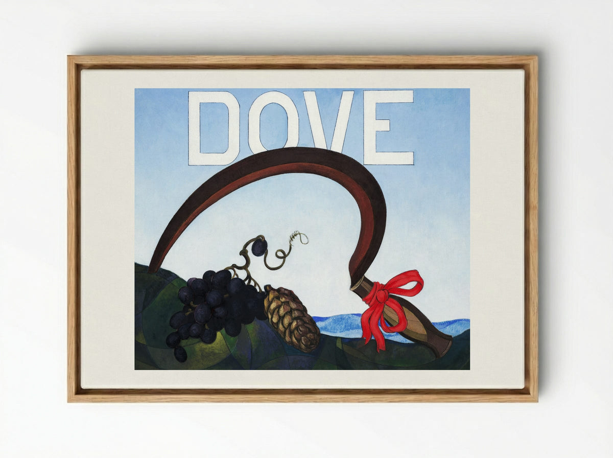 Dove - Charles Demuth - Framed Canvas Wood