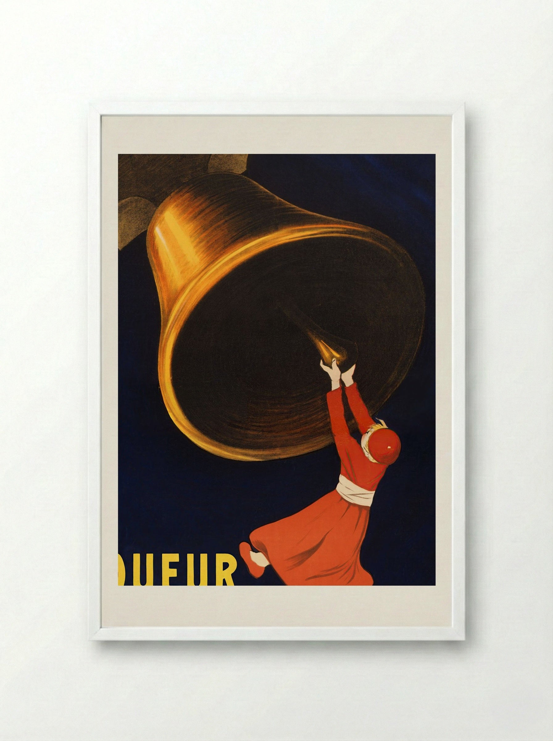 Angelus, Liqueur des Salesiens de Dom Bosco - Leonetto Cappiello - Framed Print White