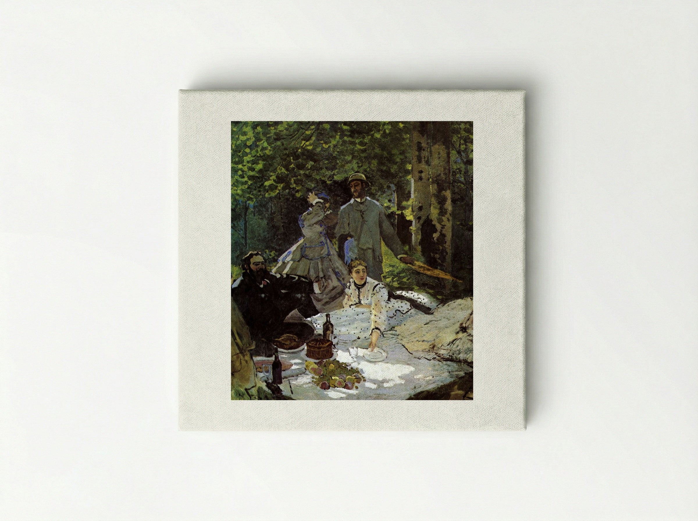 Le Déjeuner sur l'herbe - Claude Monet - Canvas