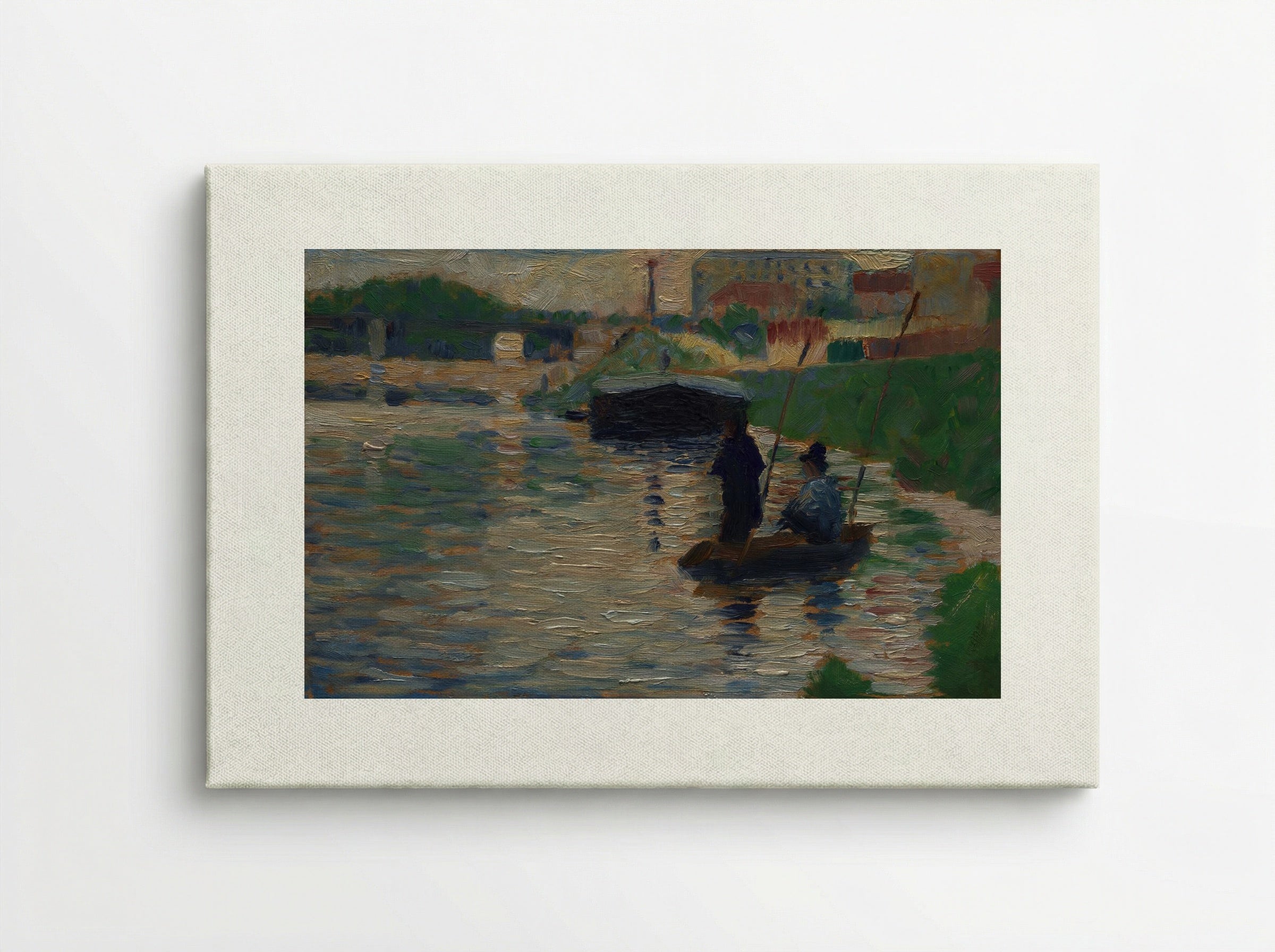 View of the Seine - Georges Seurat - Canvas