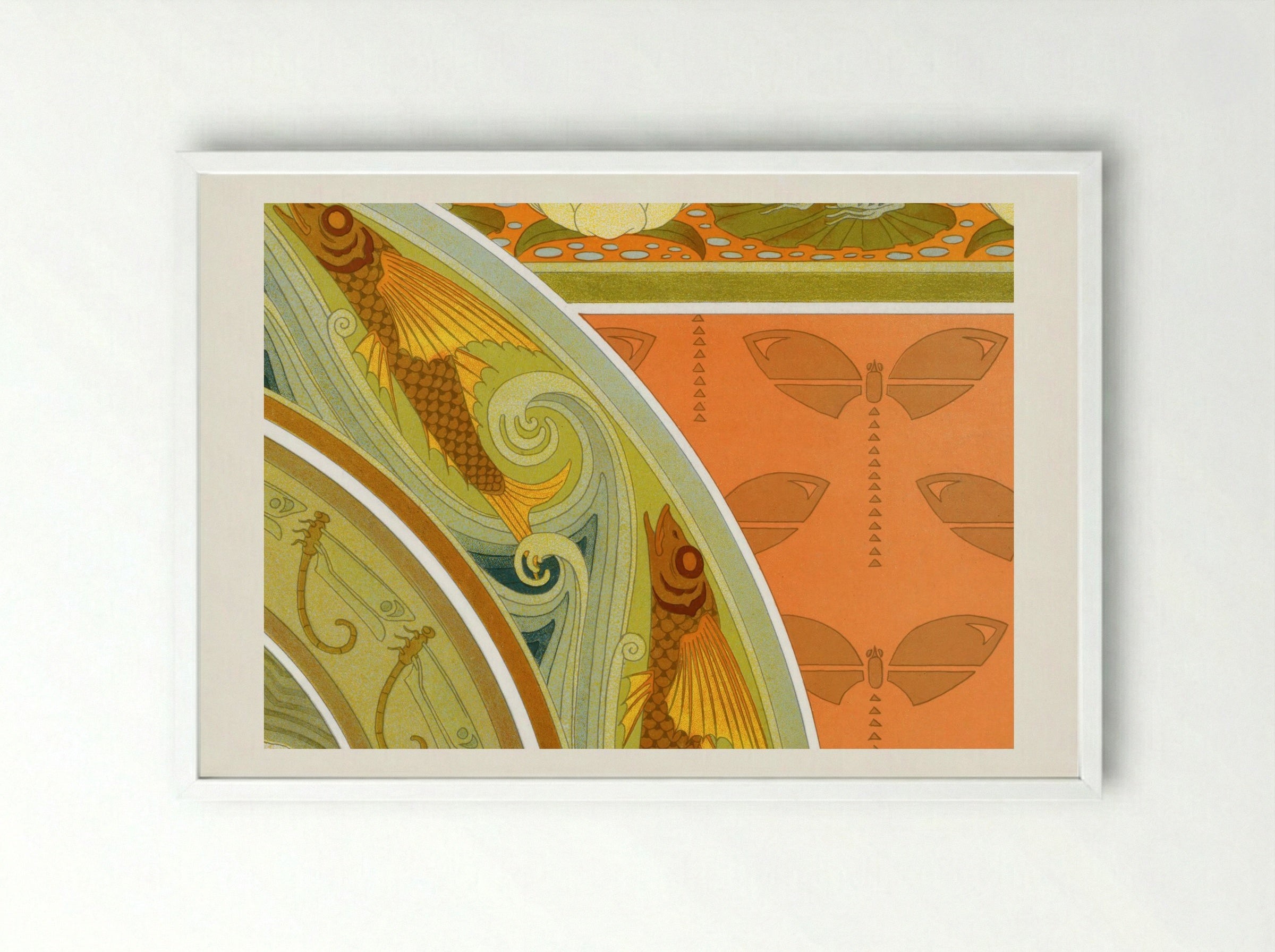 L'Animal dans la Décoration, Plate 5 - Maurice Pillard Verneuil - Framed Print White