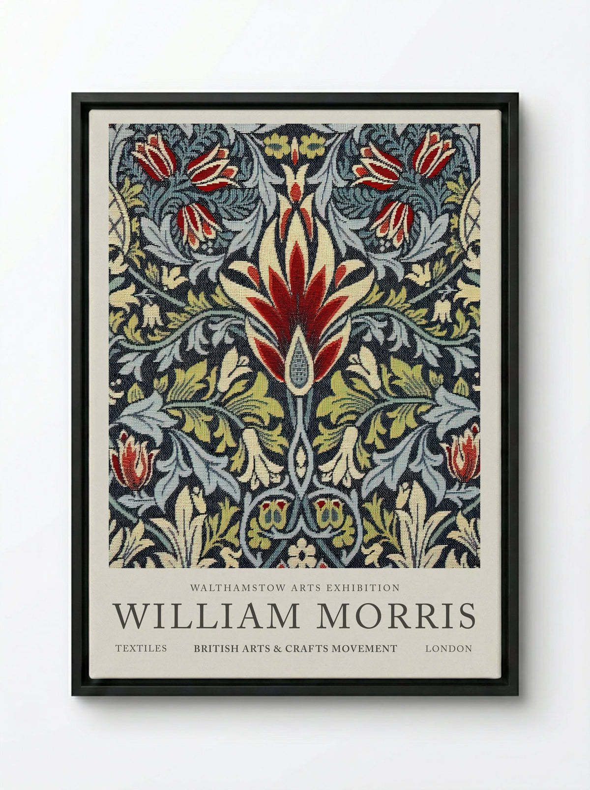 Snake Tapestry - William Morris - Fine Art Print