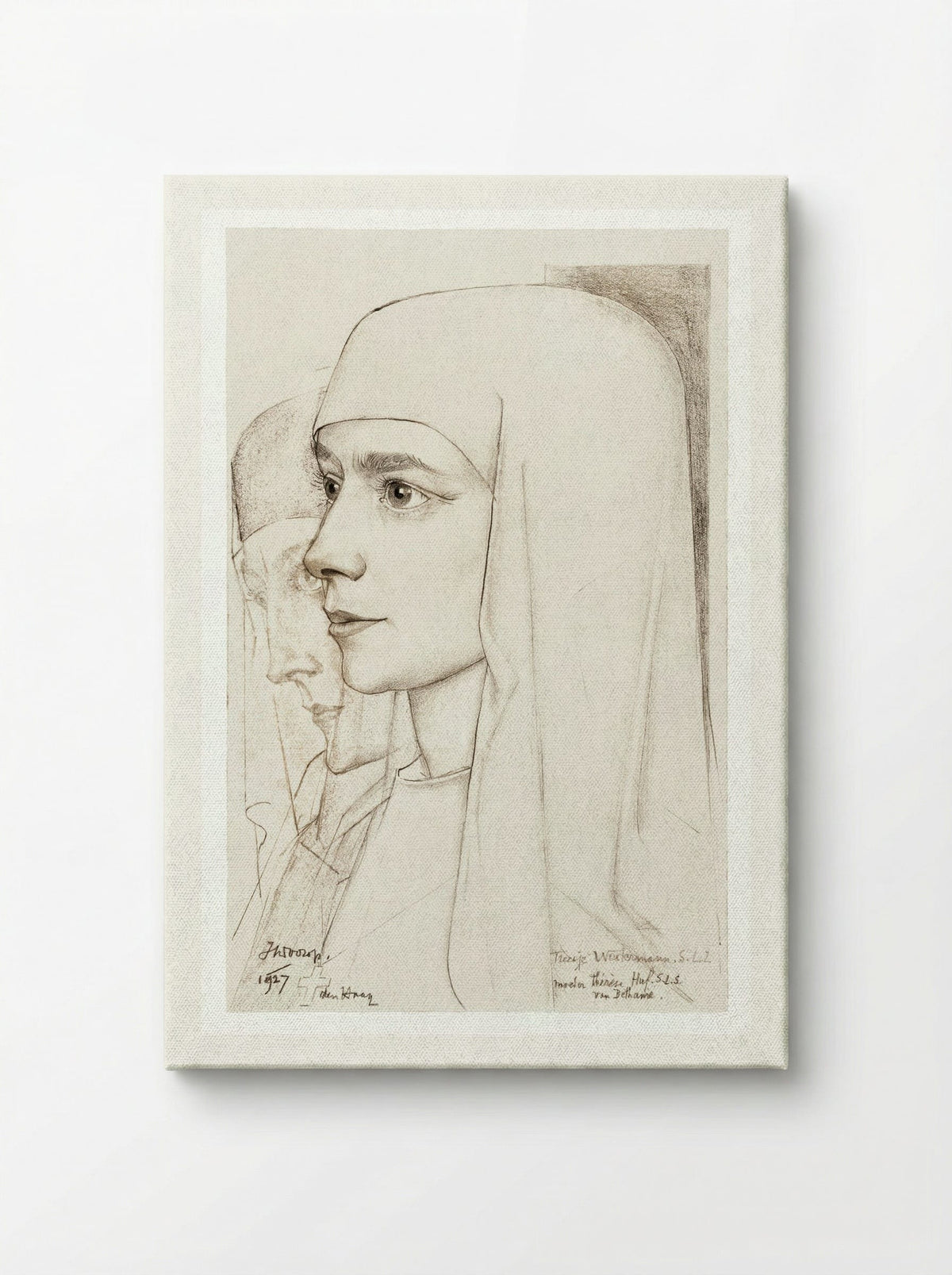 Portrait of Treesje Westermann - Jan Toorop - Canvas
