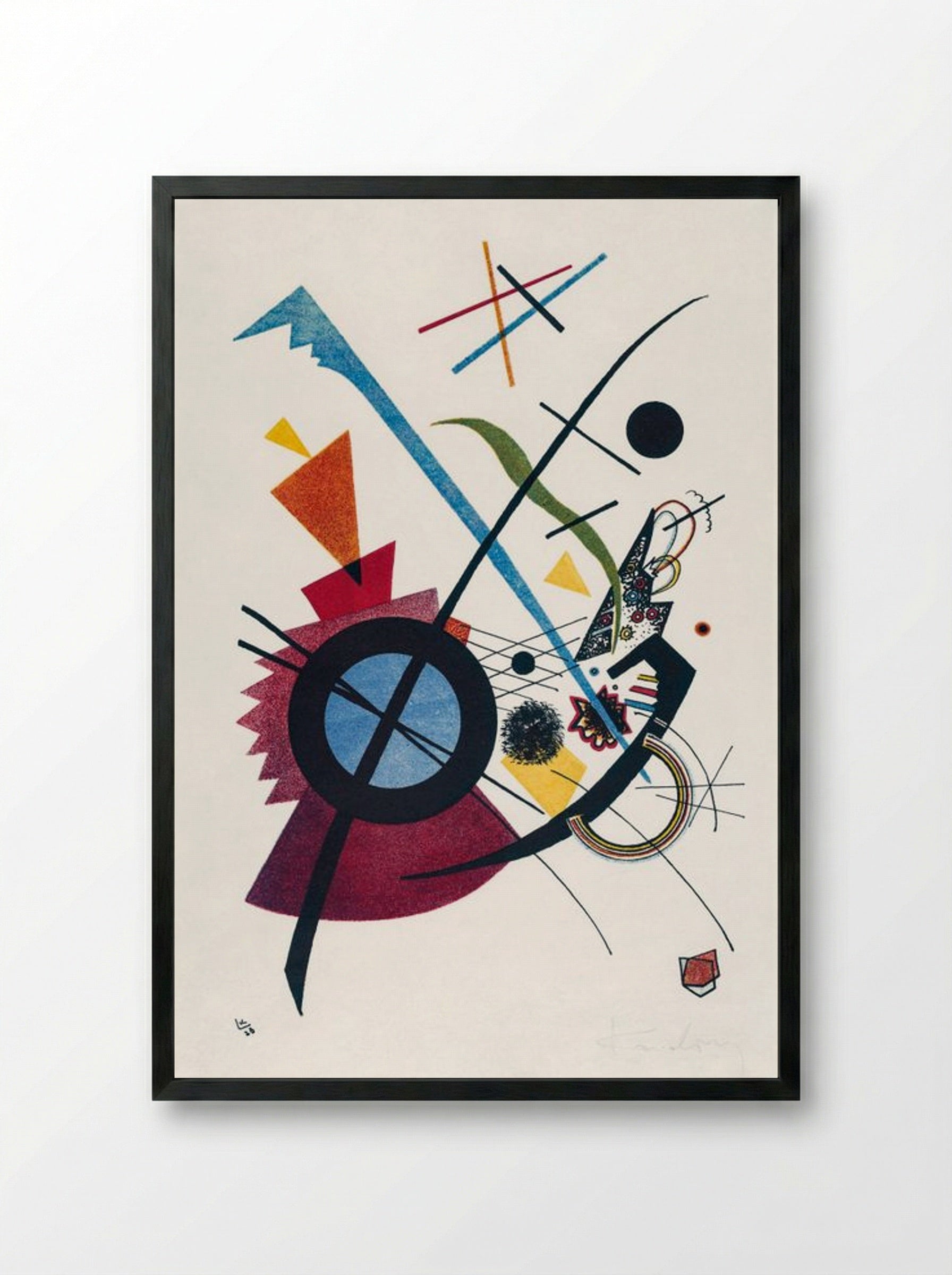 Violet - Wassily Kandinsky - Framed Print Black