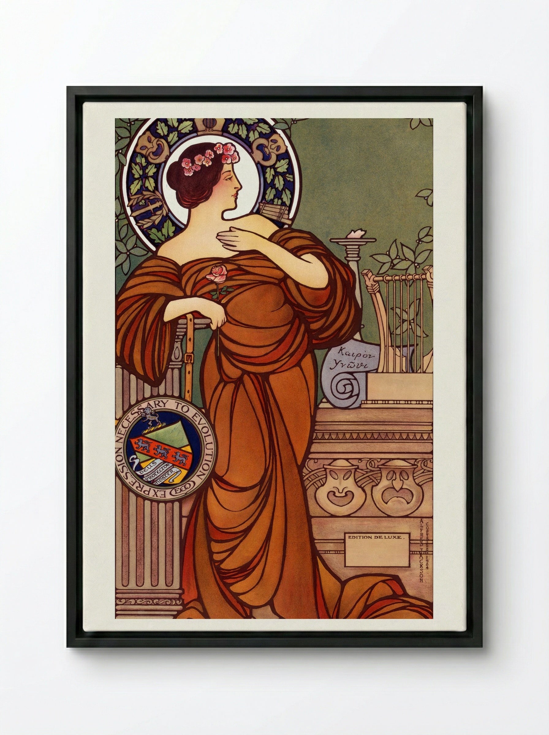 The Emerson College of Oratory - George H. Walker & Co. - Framed Canvas Black
