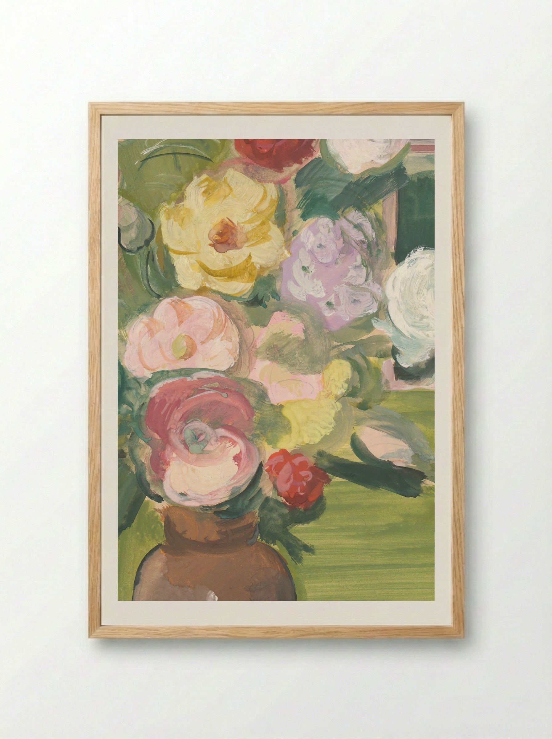 Bouquet - Cyprián Majerník - Framed Print Wood
