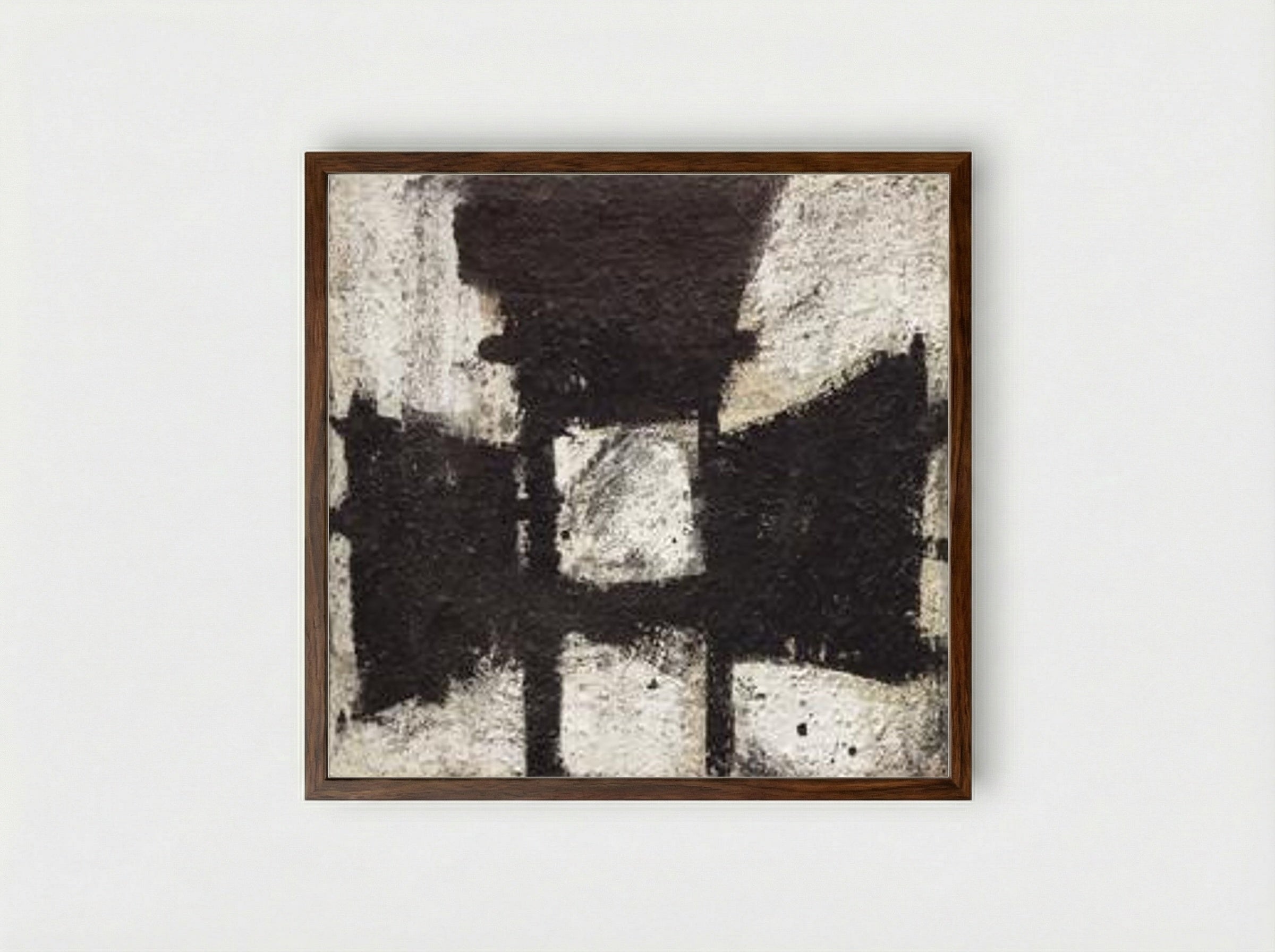 Zyig - Cy Twombly - Framed Print Dark Wood