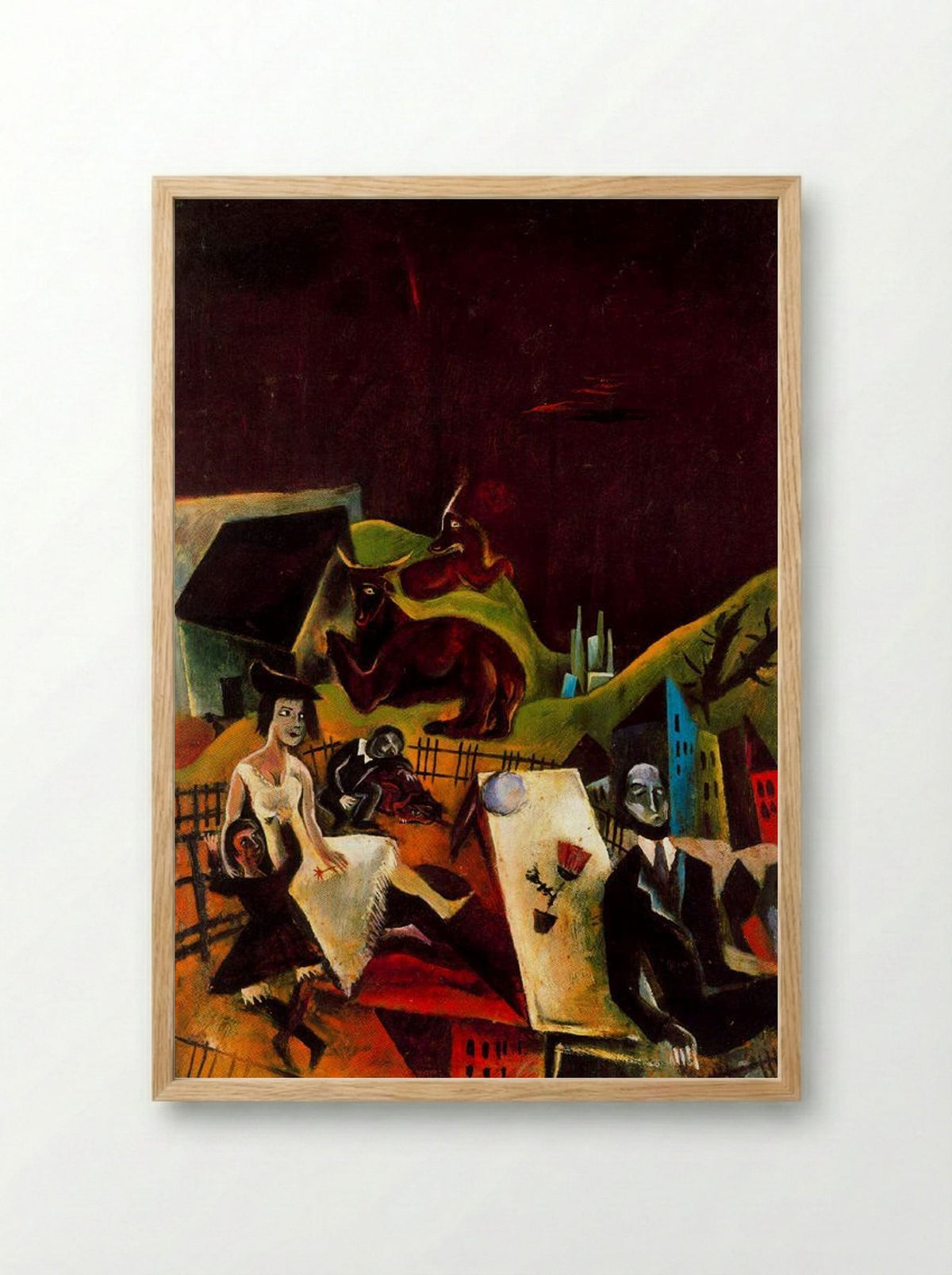 Family Excursion - Max Slevogt - Framed Print Wood
