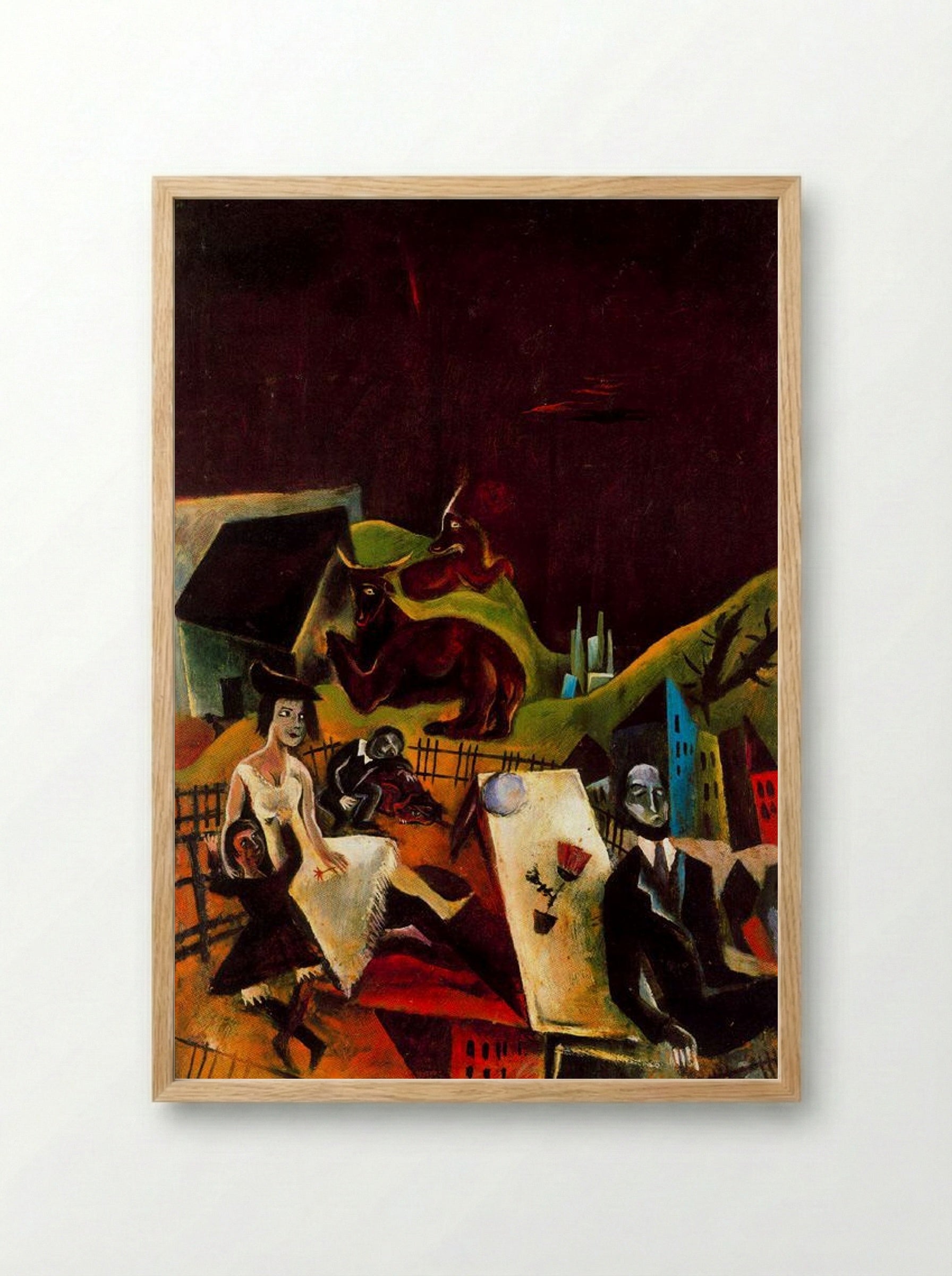 Family Excursion - Max Slevogt - Framed Print Wood