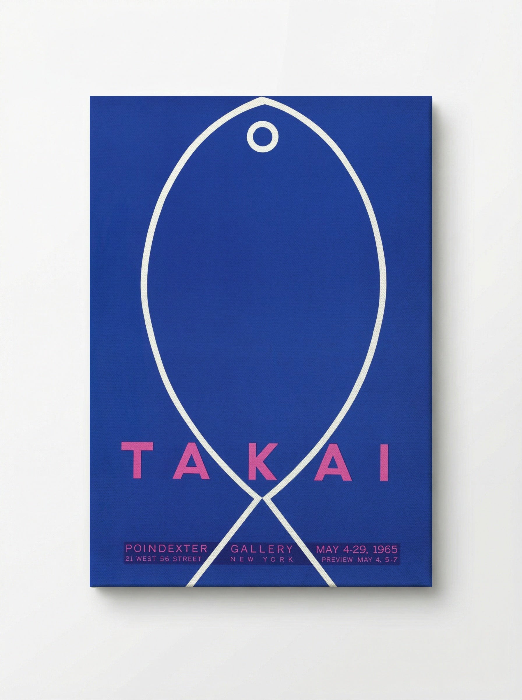 Takai Exhibition Poster, Poindexter Gallery - Takao Takai - Canvas