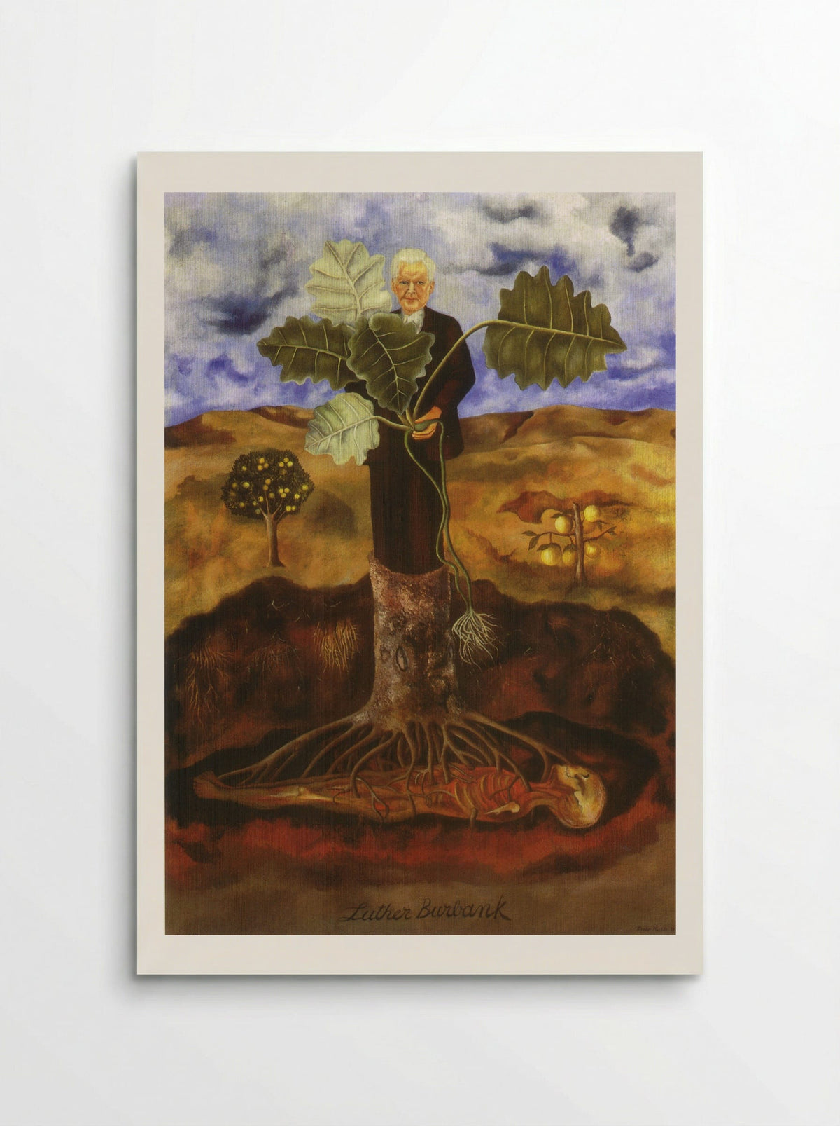 Portrait of Luther Burbank - Frida Kahlo - Poster