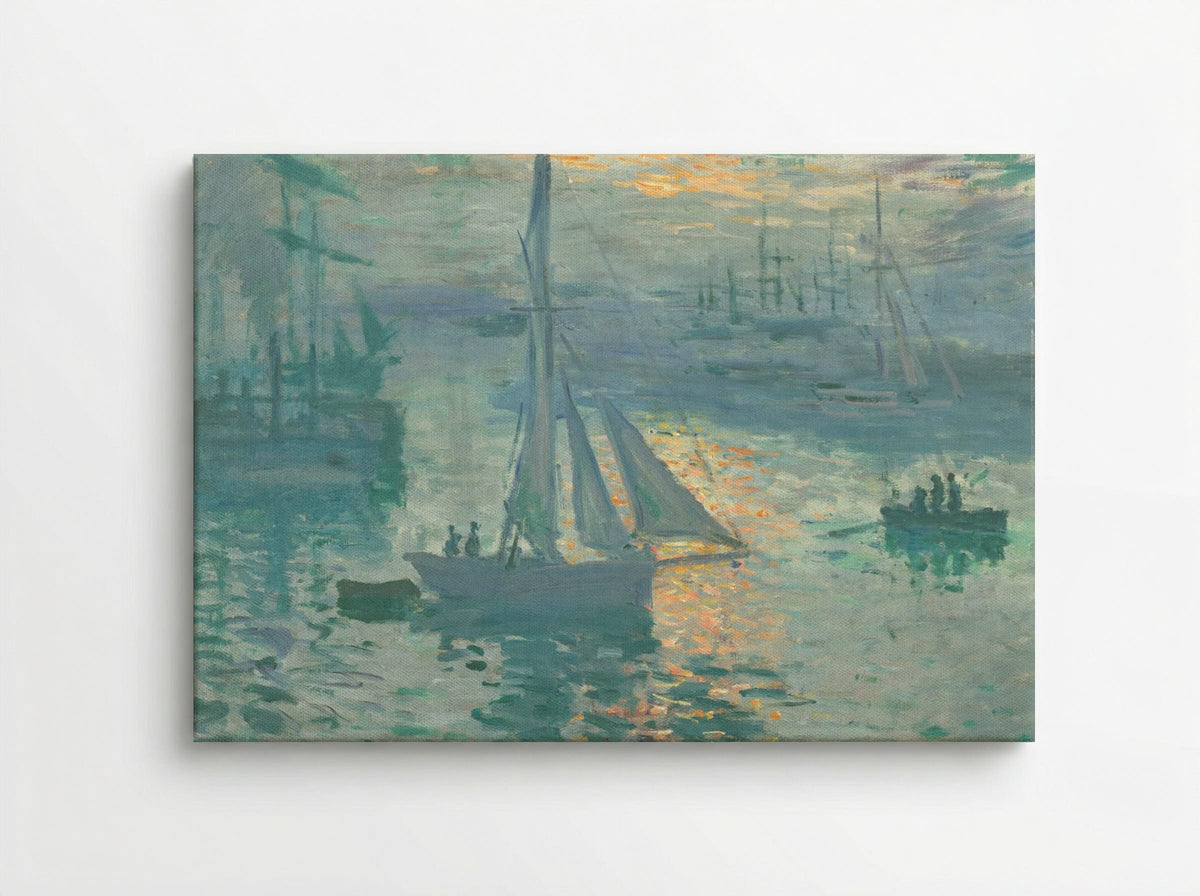 Sunrise - Claude Monet - Canvas