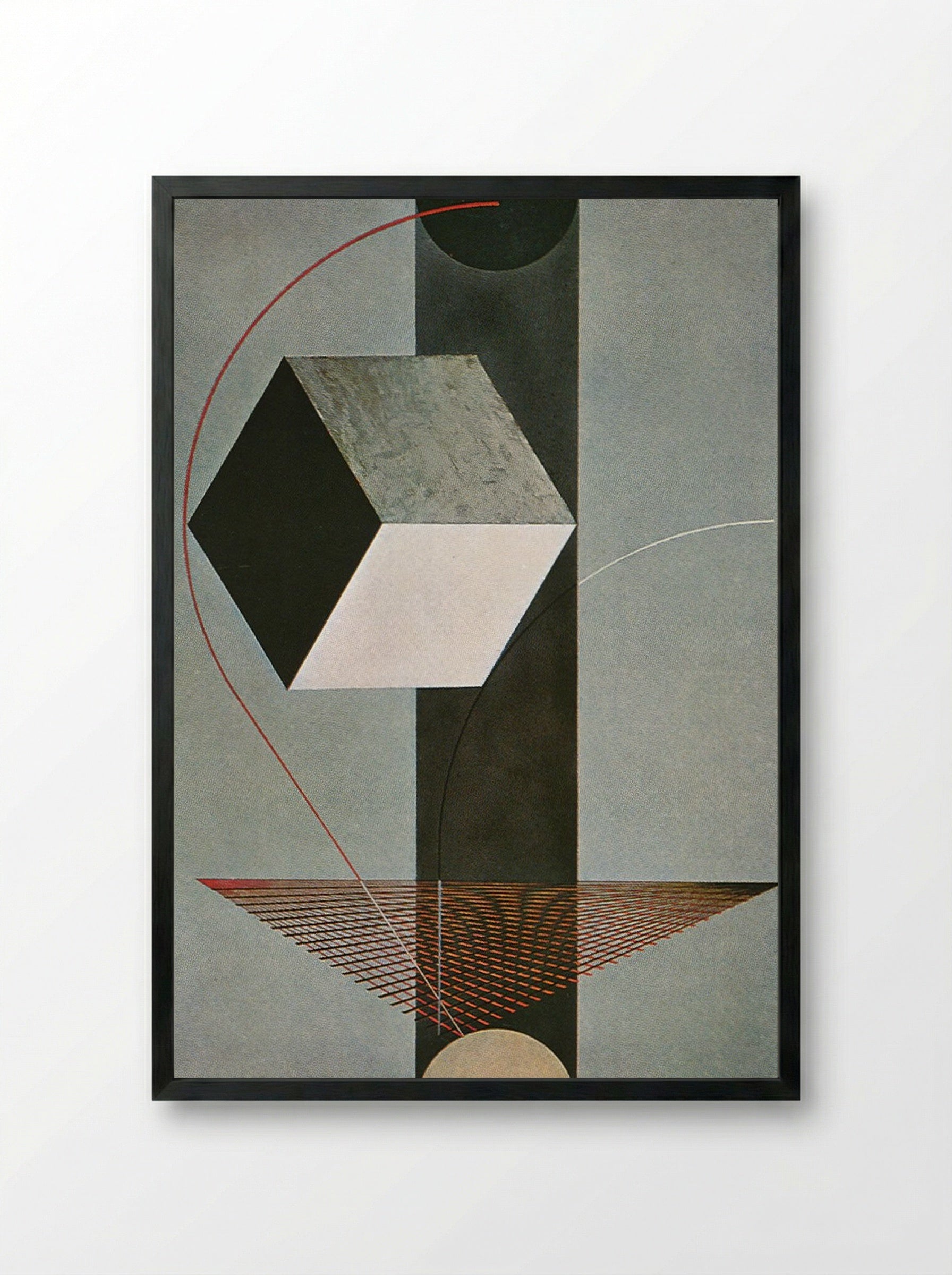 Proun 99 - El Lissitzky - Framed Print Black