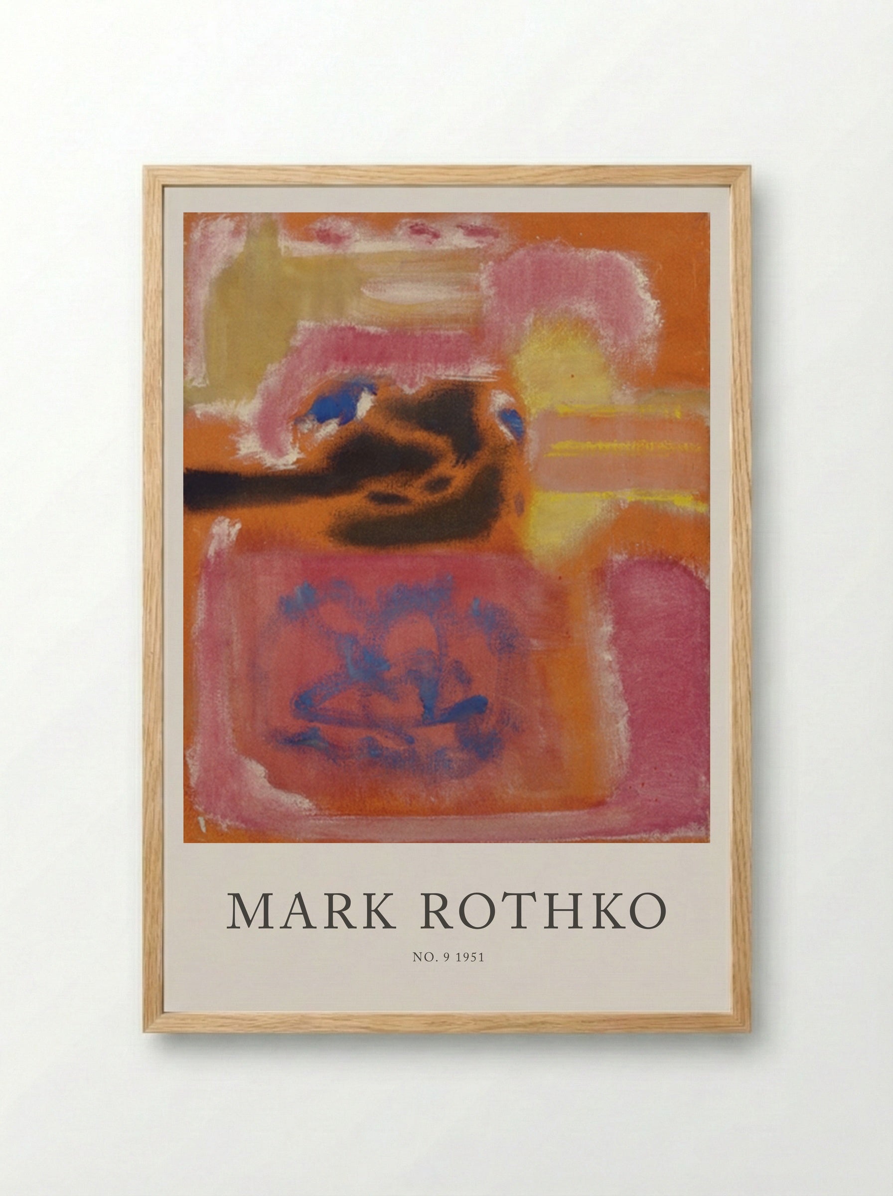 No. 9 - Mark Rothko - Framed Print Wood