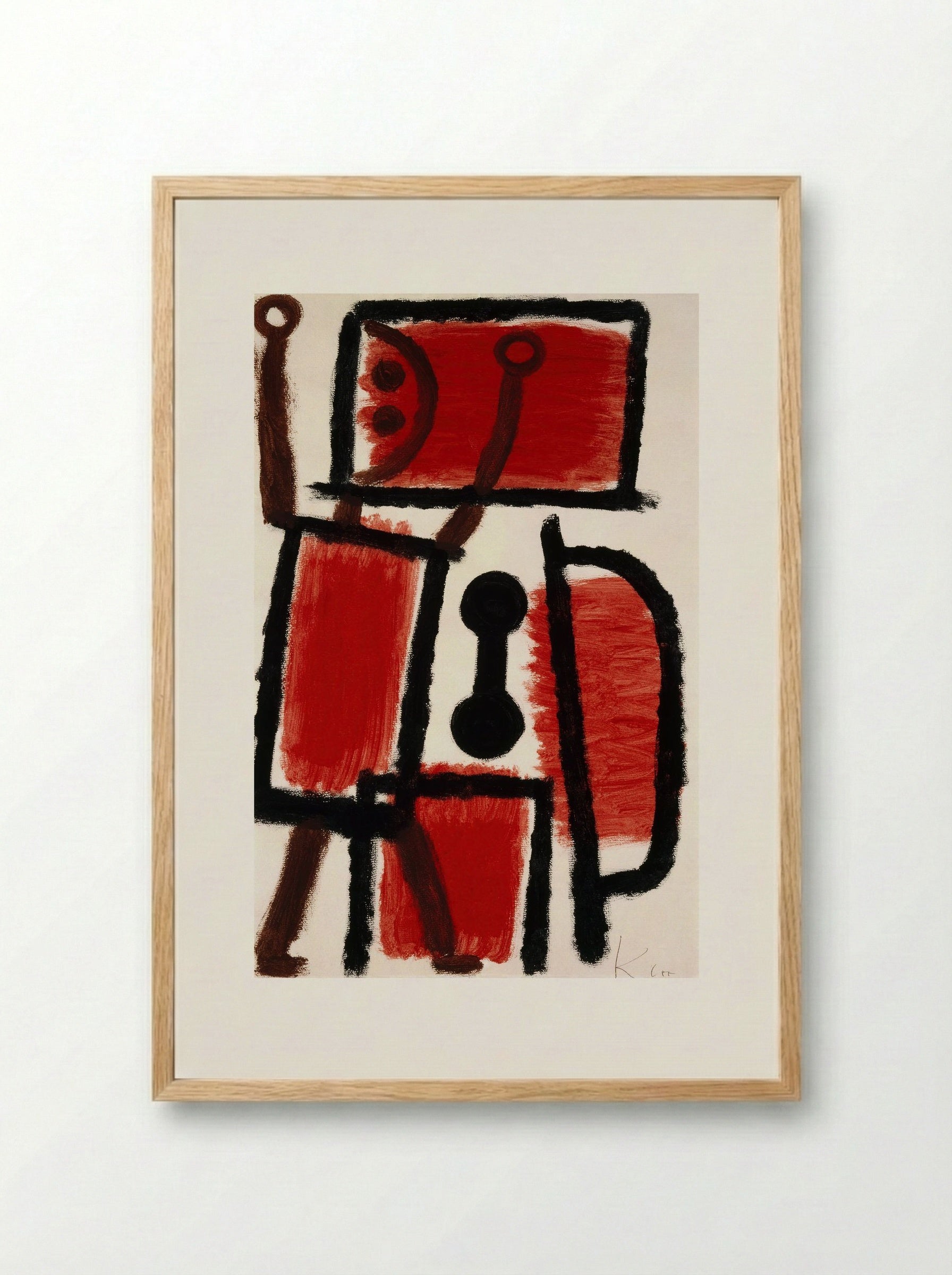 Locksmith - Paul Klee - Framed Print Wood