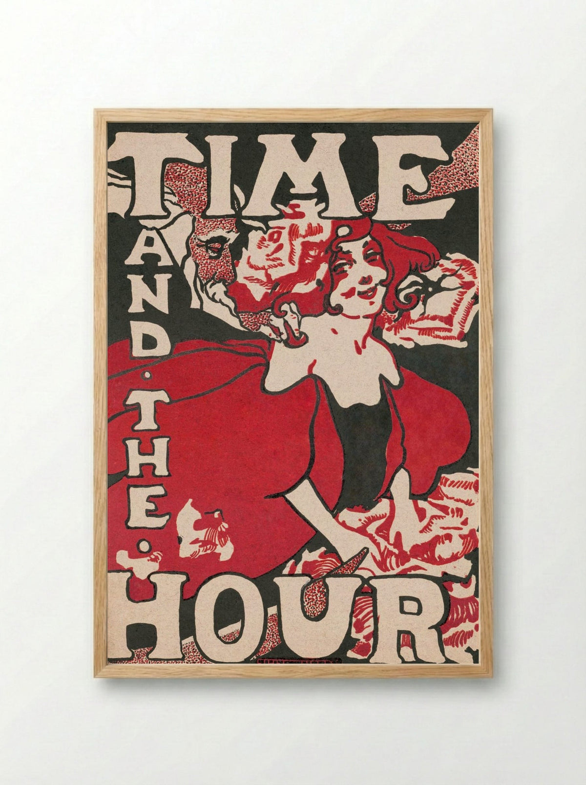 Time and the Hour - Ethel Reed - Framed Print Wood