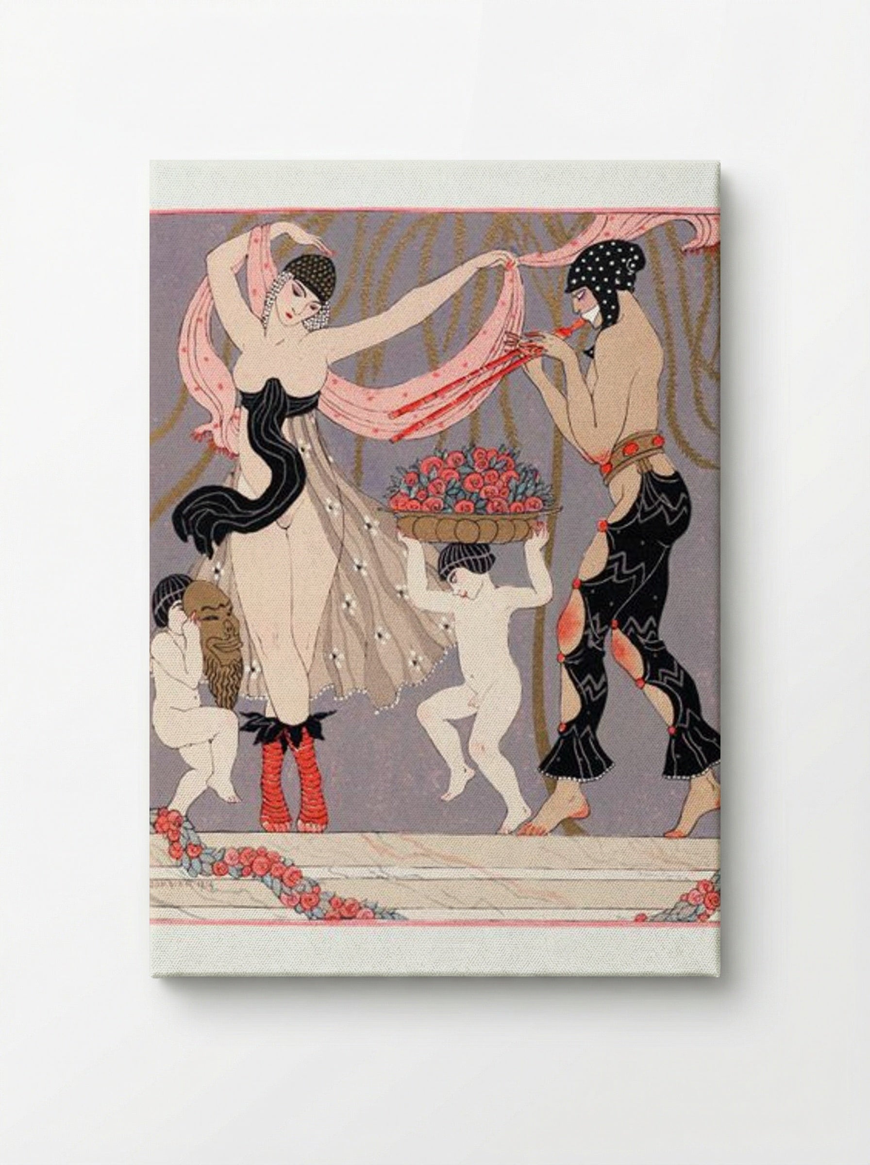 The Dance of the Flowers - George Barbier - Canvas