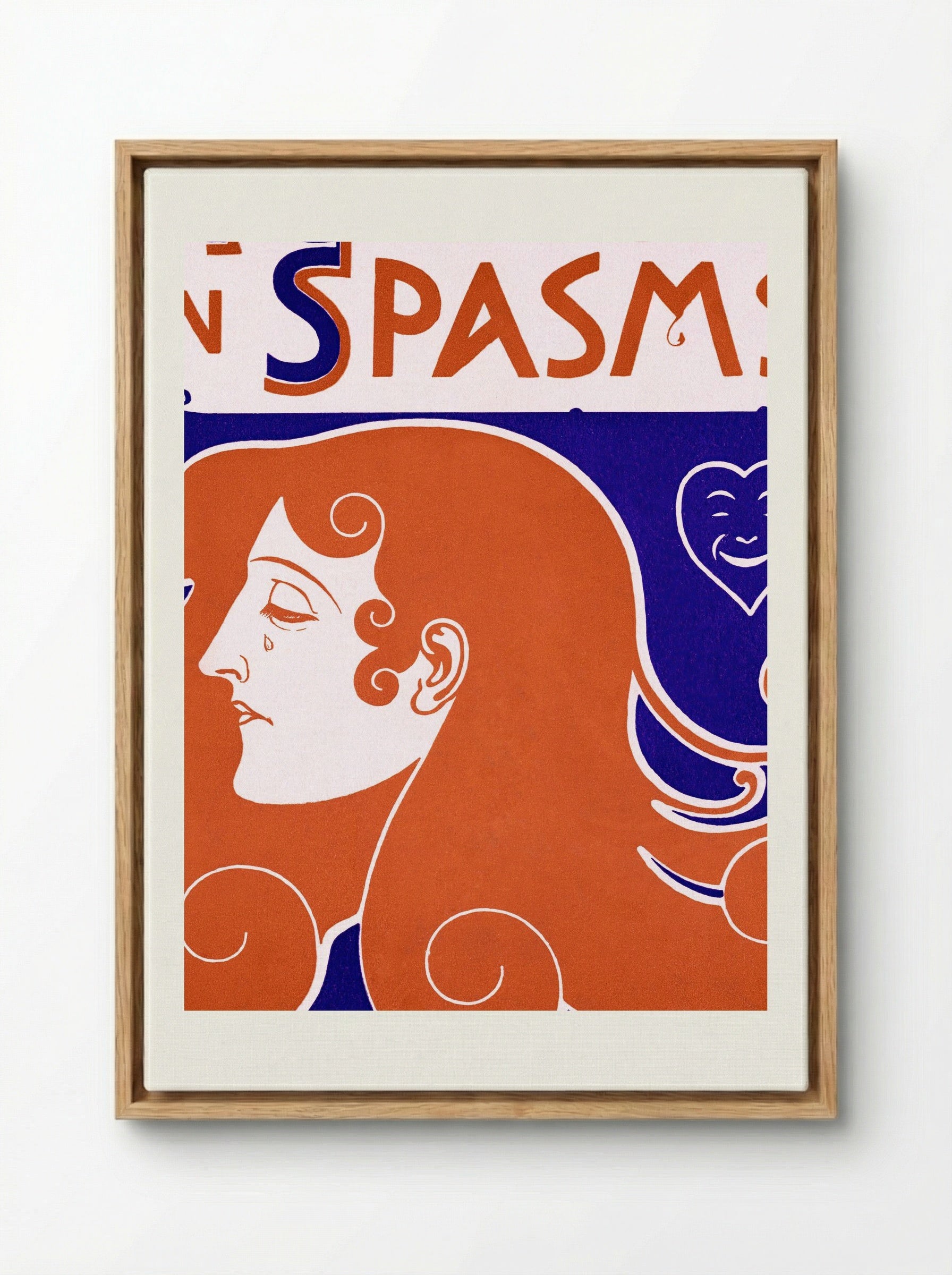 A Comedy in Spasms - Iota (Kathleen Mannington Hunt Caffyn) - Framed Canvas Wood