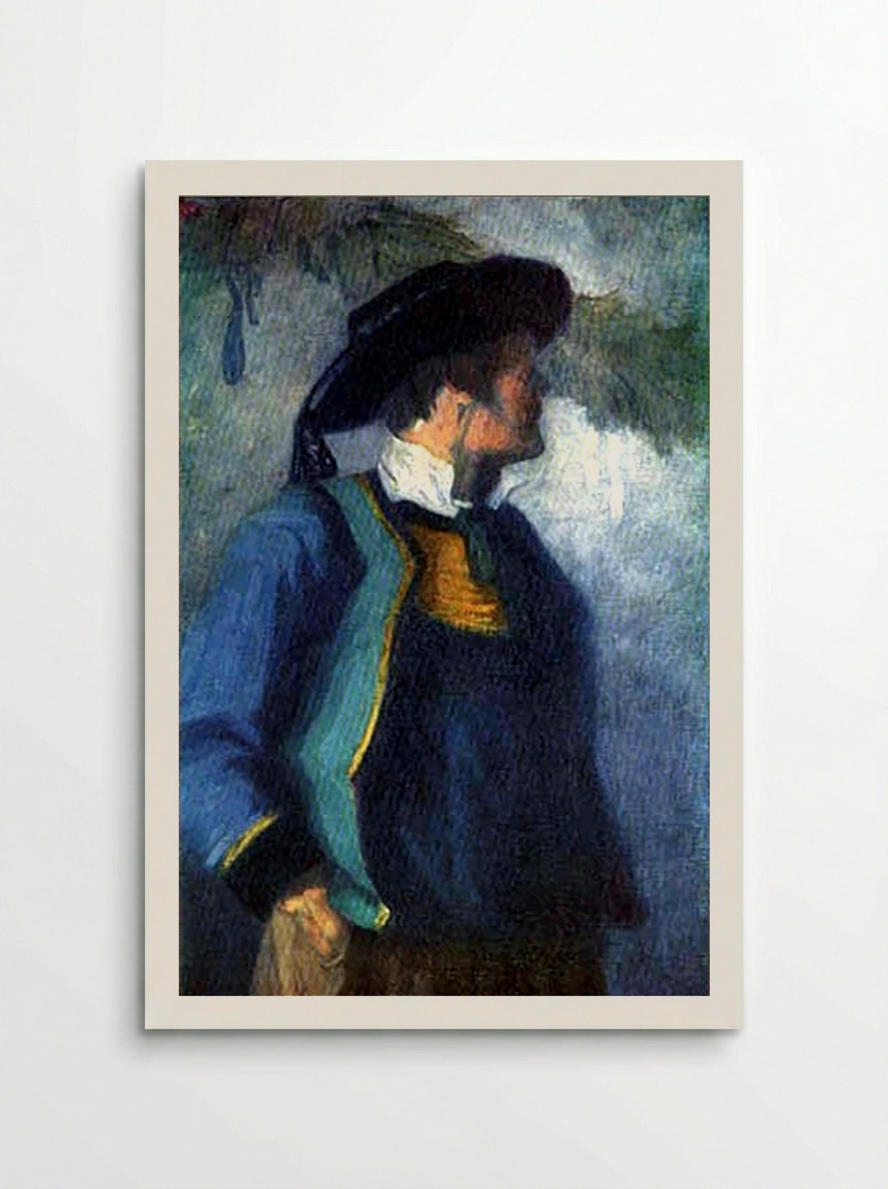 Self-Portrait with Top Hat - Henri de Toulouse-Lautrec - Poster