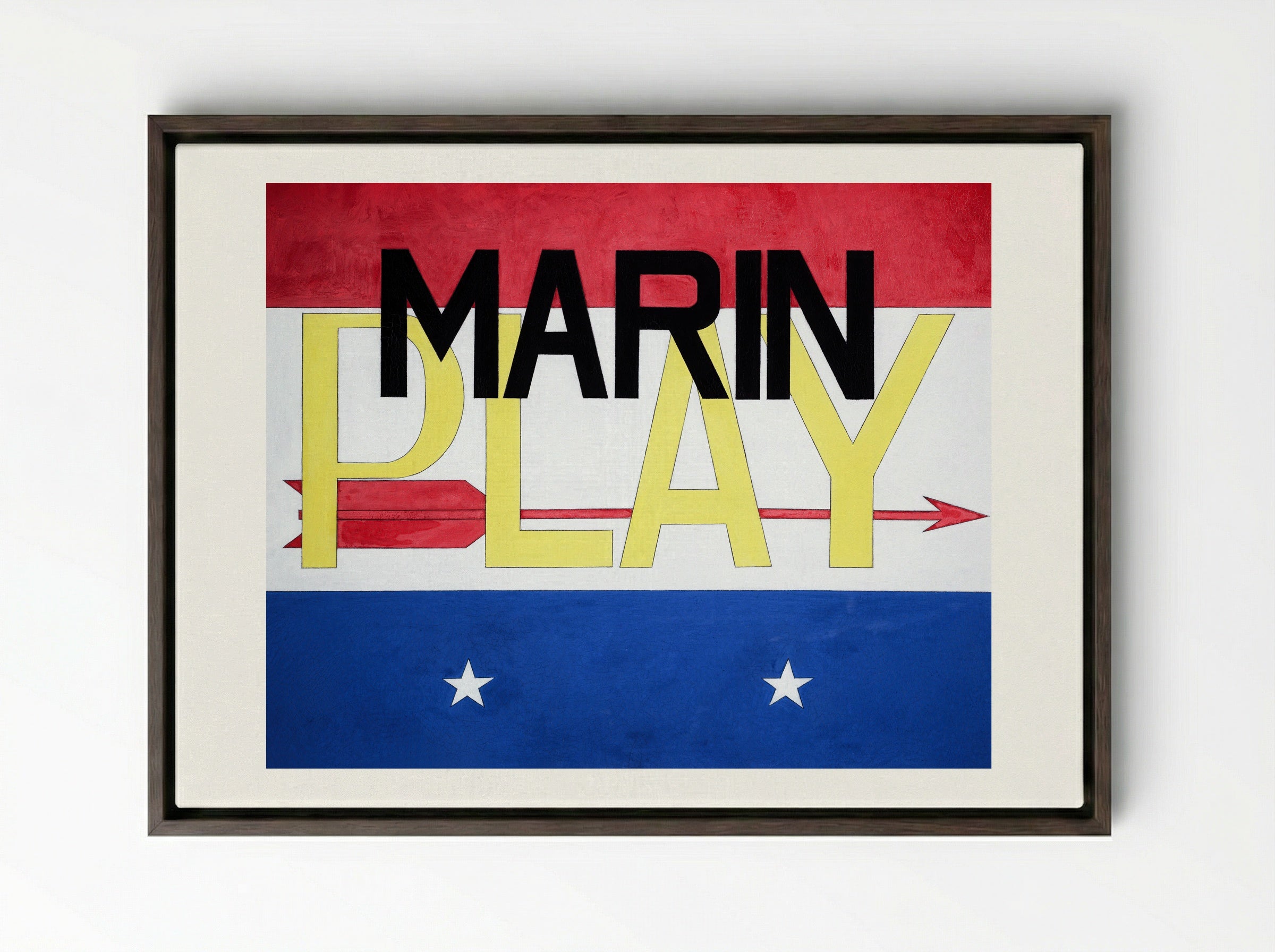 Marin, 1929 - Charles Demuth - Framed Canvas Dark Wood