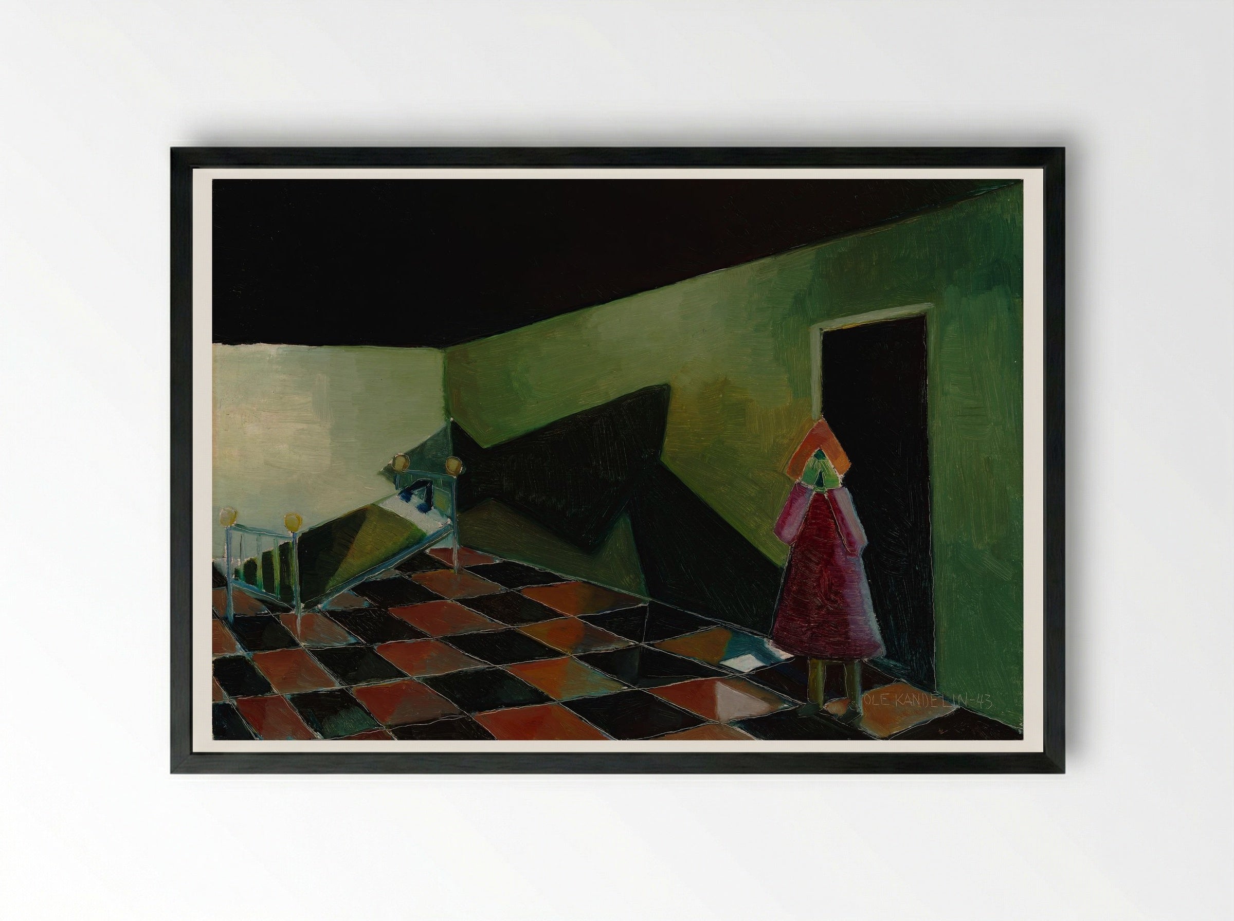 Orphan - Ole Kandelin - Framed Print Black
