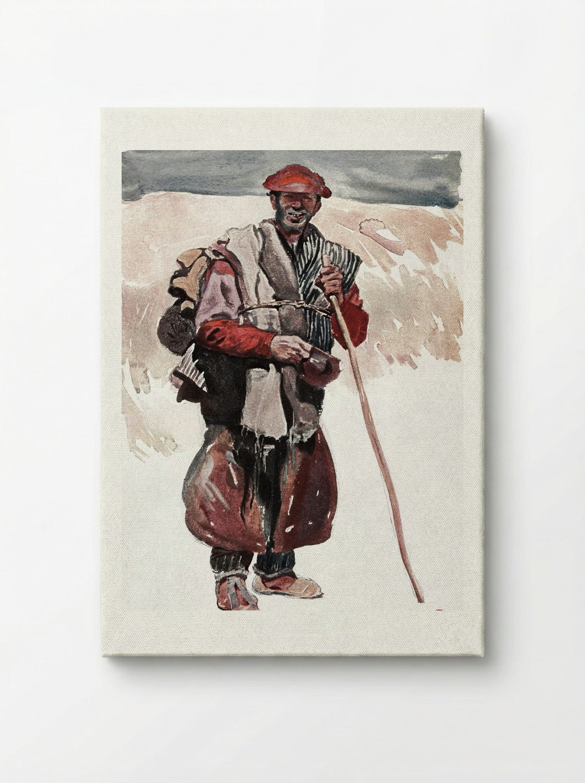 A Spanish Tramp - Edward Penfield - Canvas
