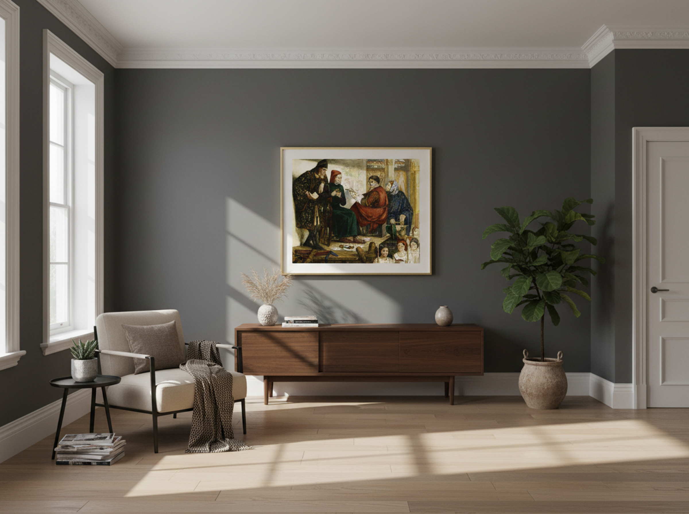Giotto Painting the Portrait of Dante - Dante Gabriel Rossetti - Lifestyle