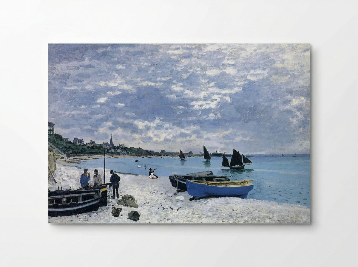 The Beach at Sainte-Adresse - Claude Monet - Poster