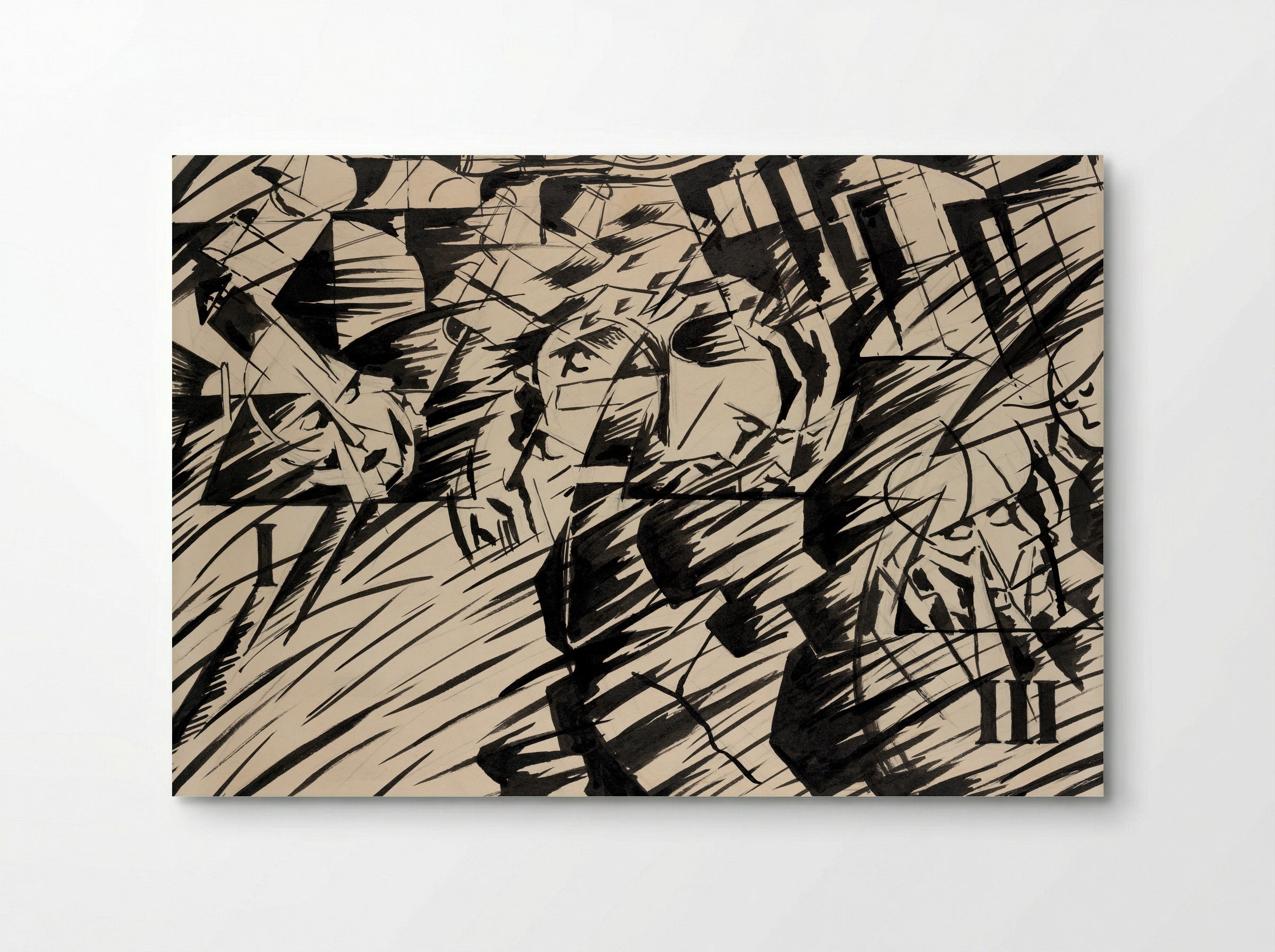 States of Mind I: The Farewells - Umberto Boccioni - Poster