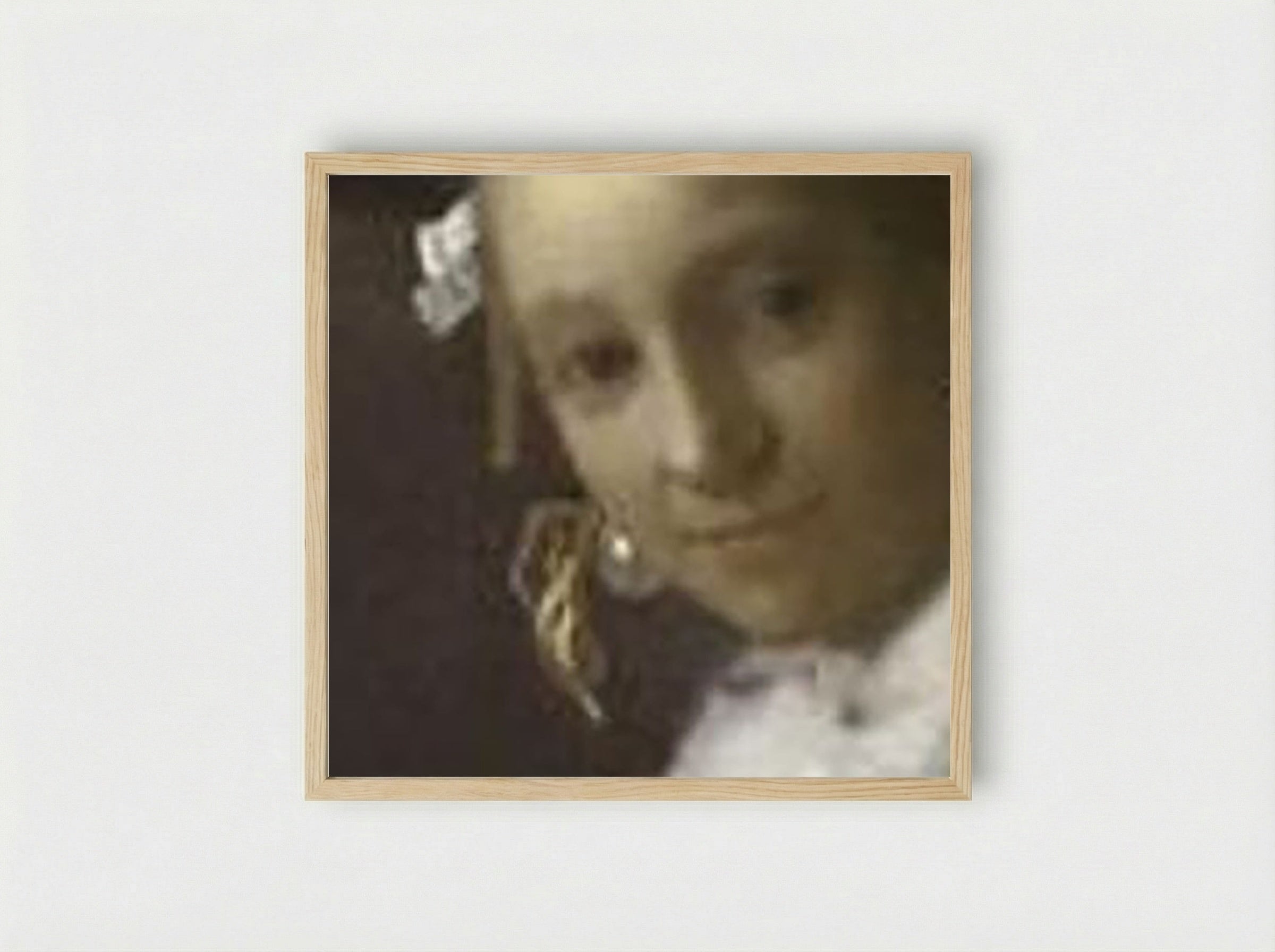 A Lady Writing - Johannes Vermeer - Framed Print Wood