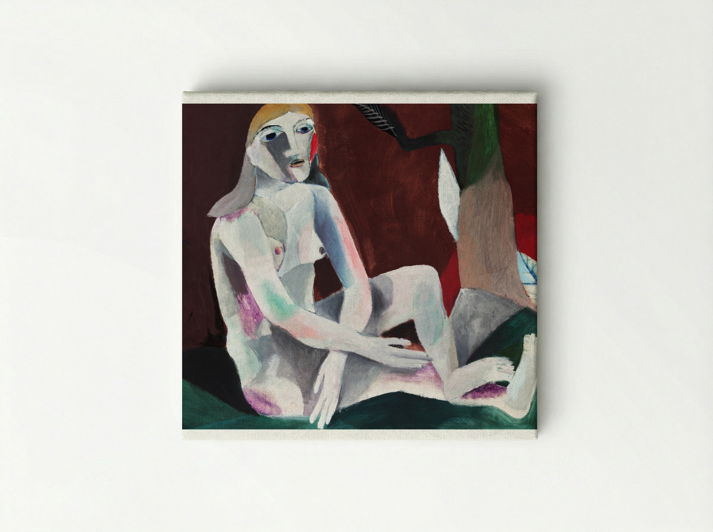 Seated Nude - Heinrich Campendonk - Canvas