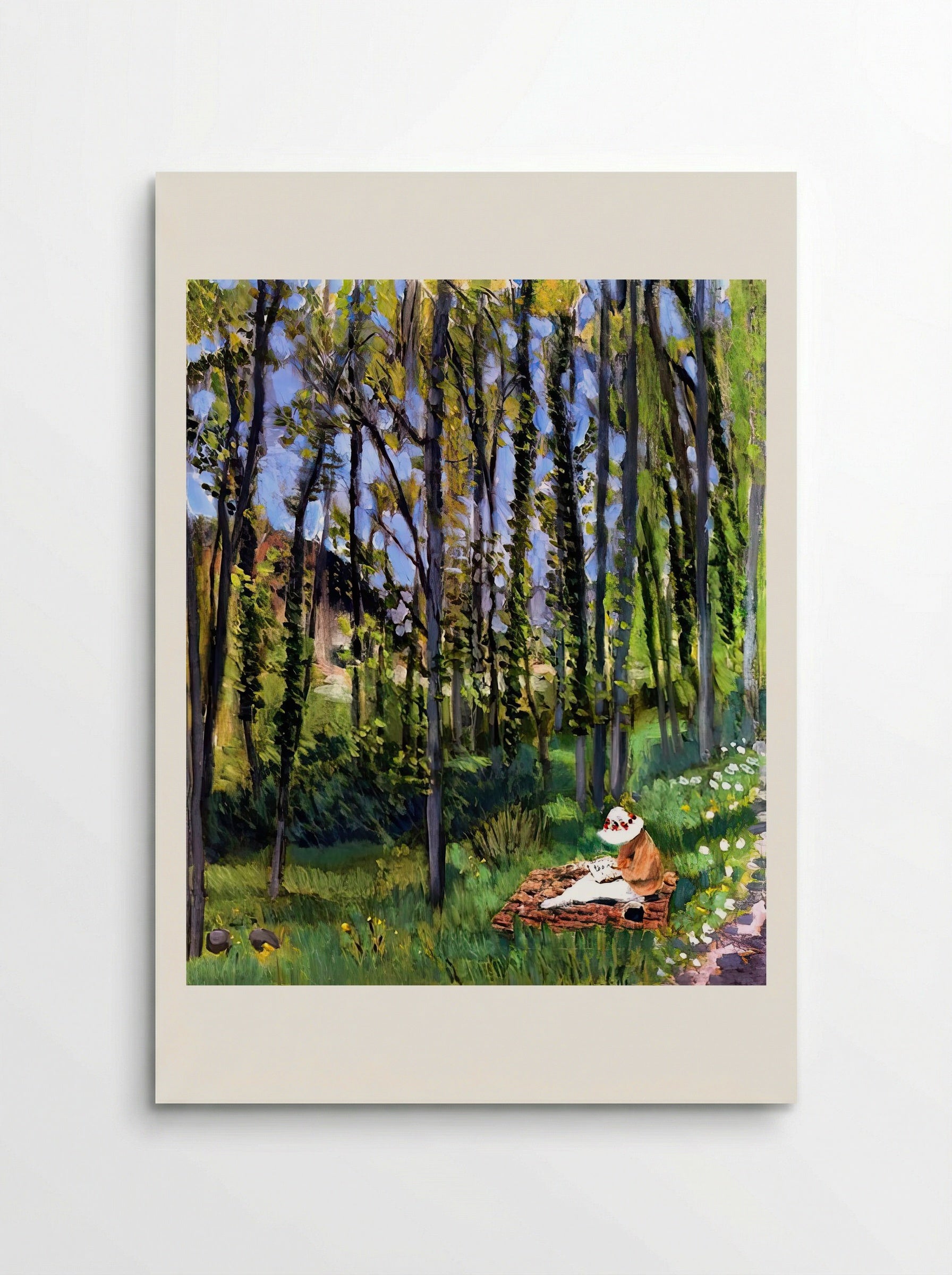 In the Woods by Henri Matisse – Fauvist Forest Landscape Print - Poster