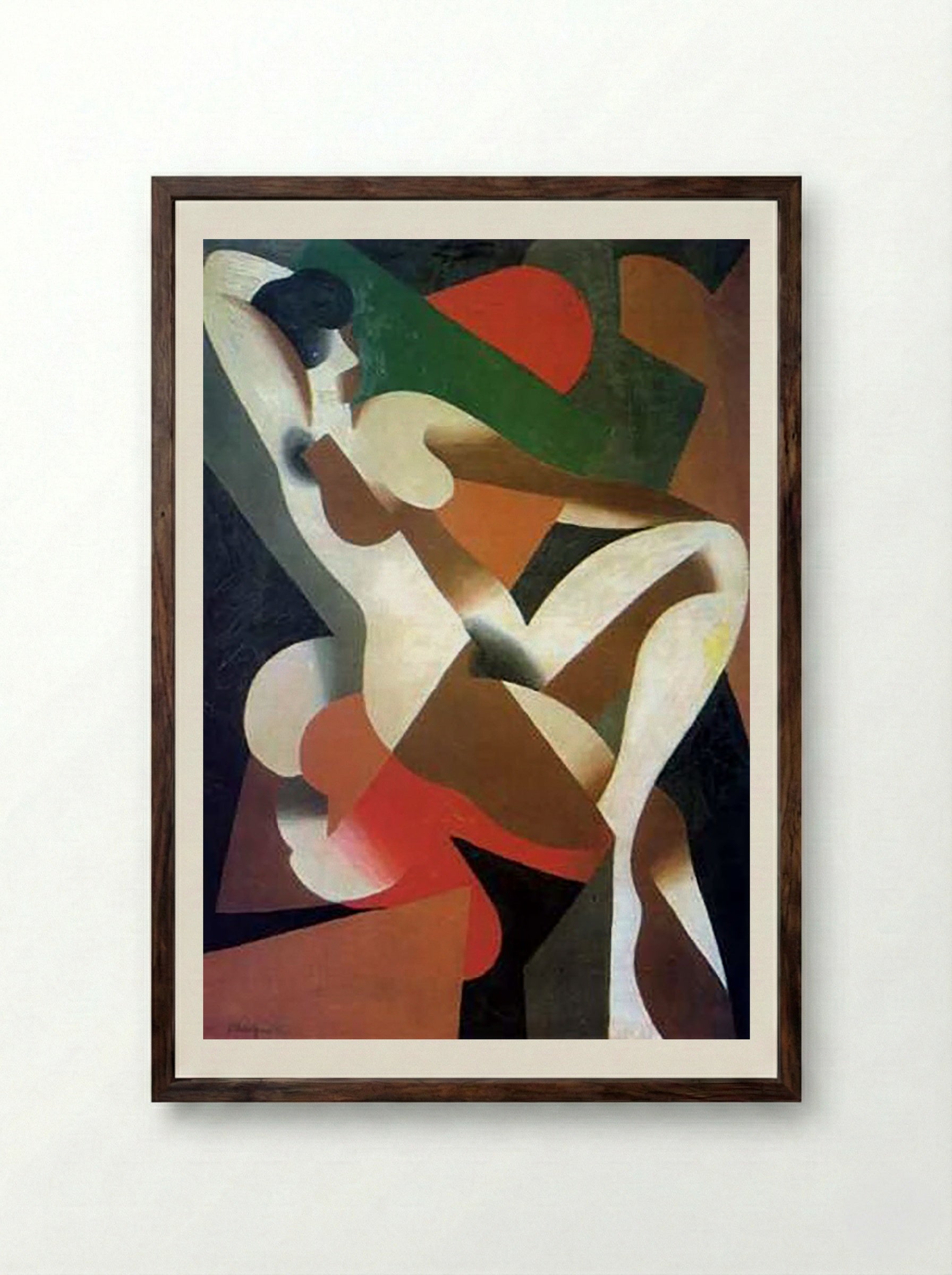 Donna - Alexandra Exter - Framed Print Dark Wood