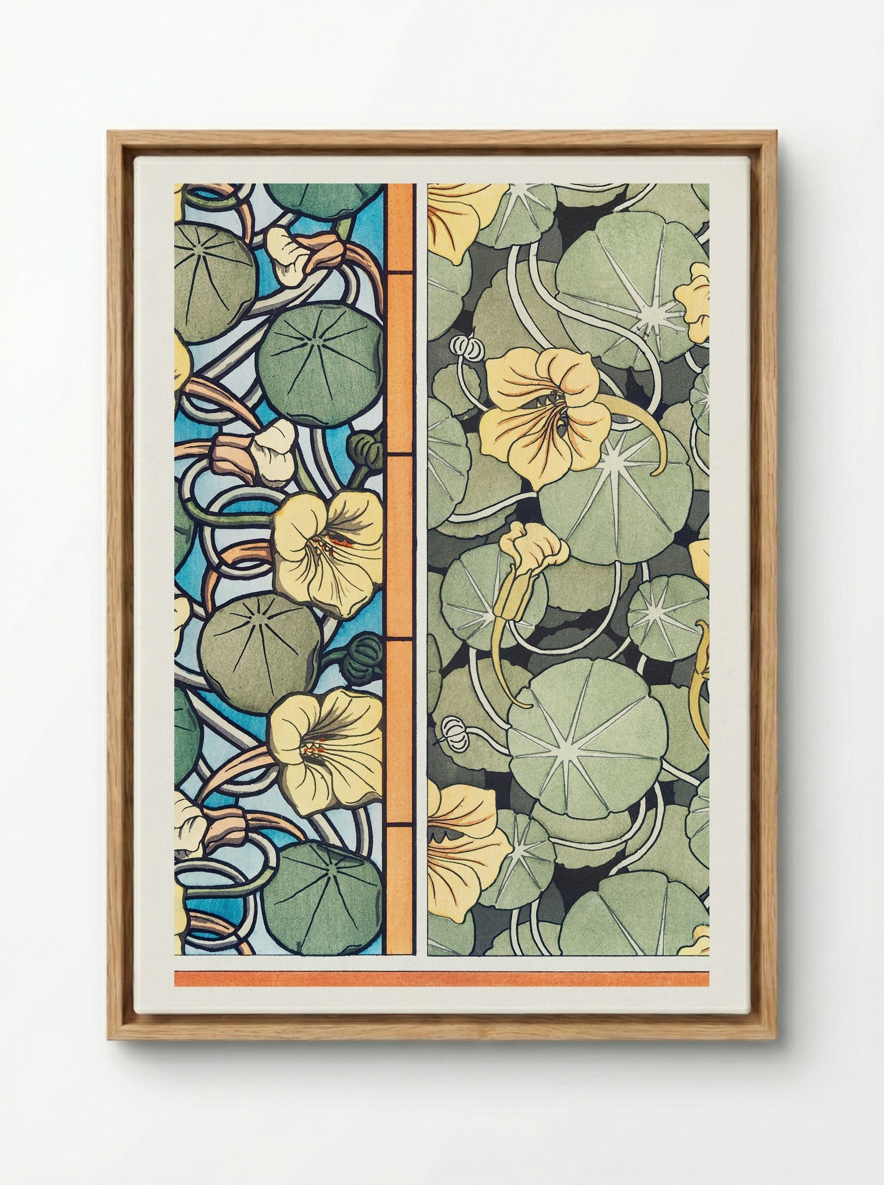 Capucine, from La Plante et ses Applications ornementales - Maurice Pillard Verneuil - Framed Canvas Wood