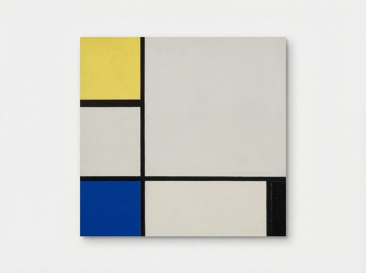 Composition with Yellow, Blue, Black and Light Blue - Piet Mondrian - Poster