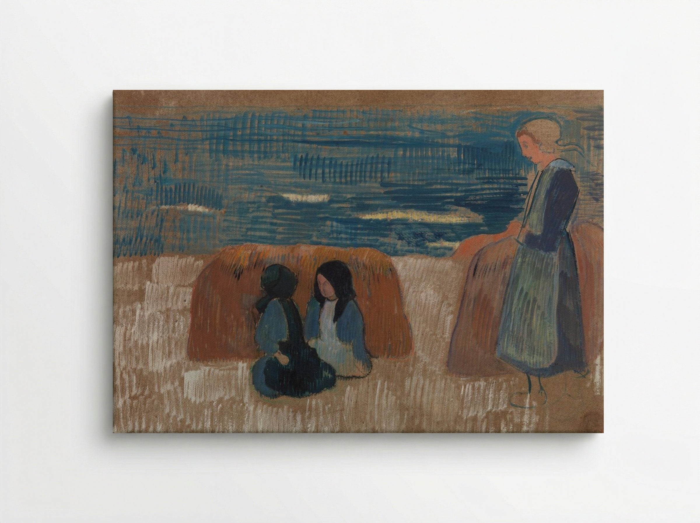 Breton Women by the Sea - Paul Sérusier - Canvas