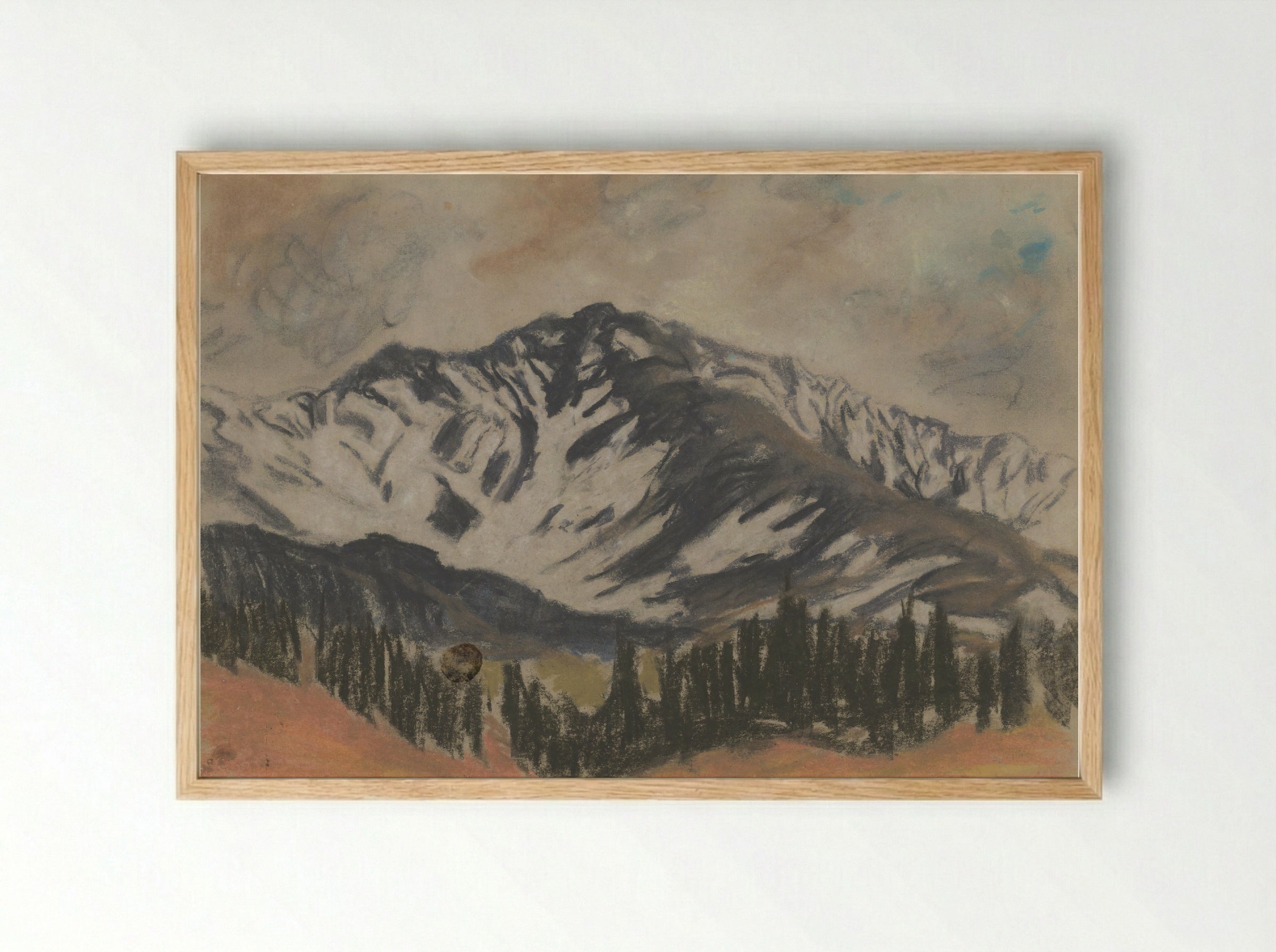 Motif from the High Tatras - Zolo Palugyay - Framed Print Wood