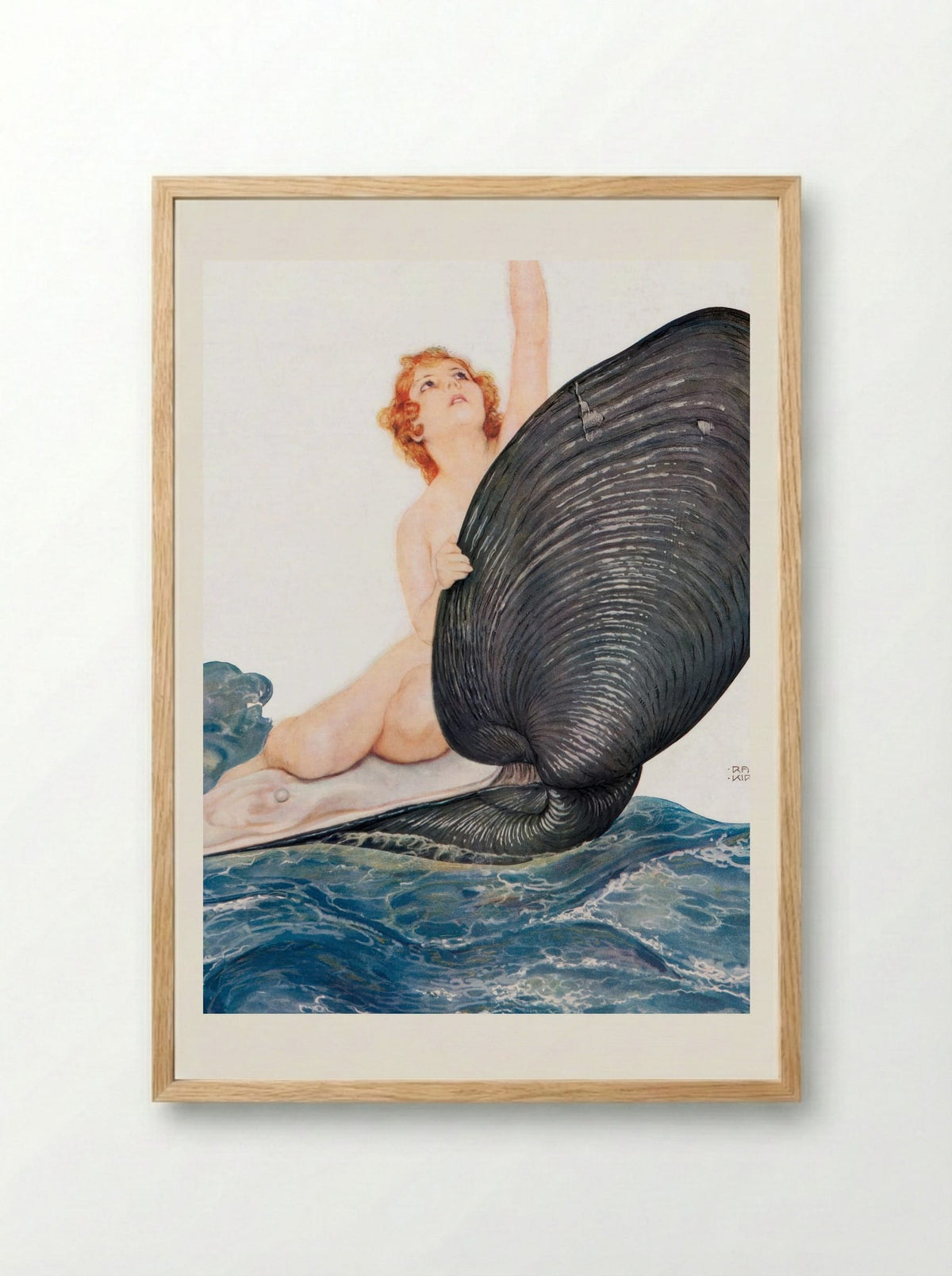 Vive la France - Raphael Kirchner - Framed Print Wood