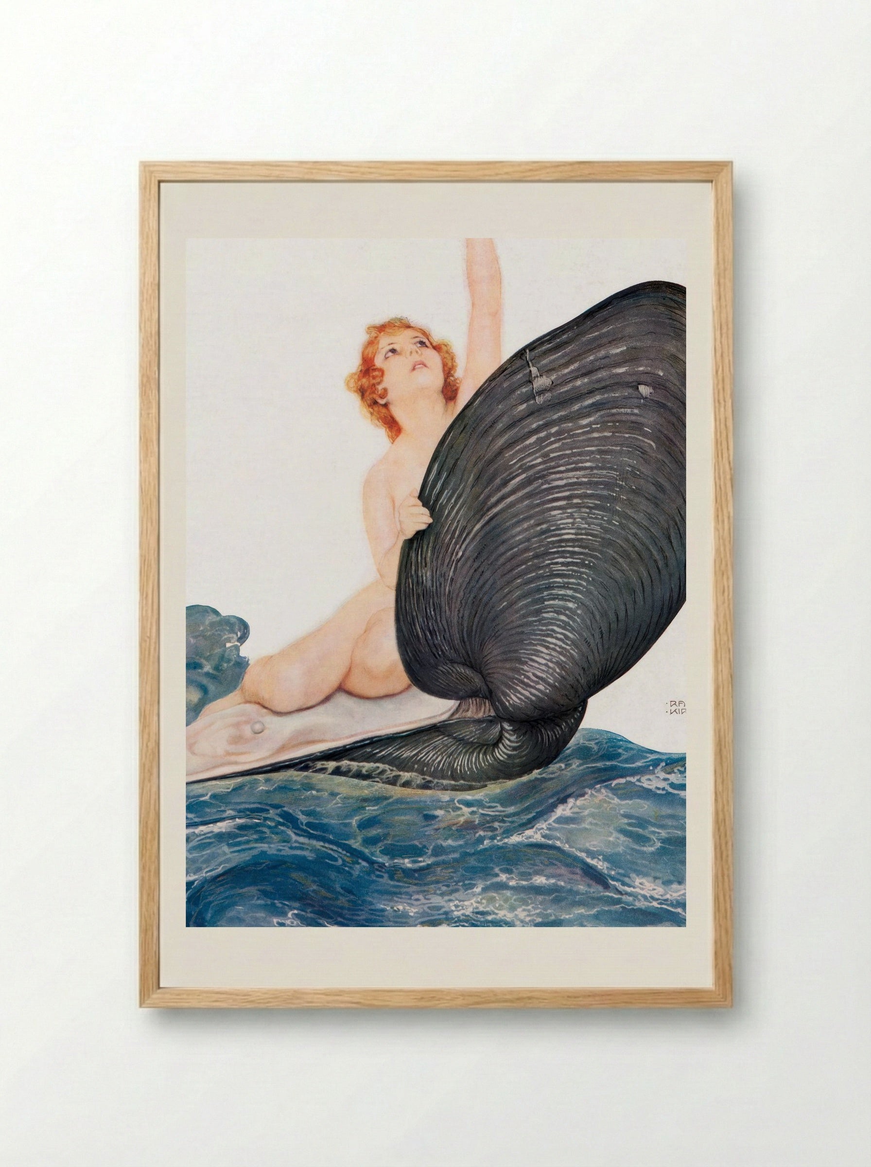 Vive la France - Raphael Kirchner - Framed Print Wood