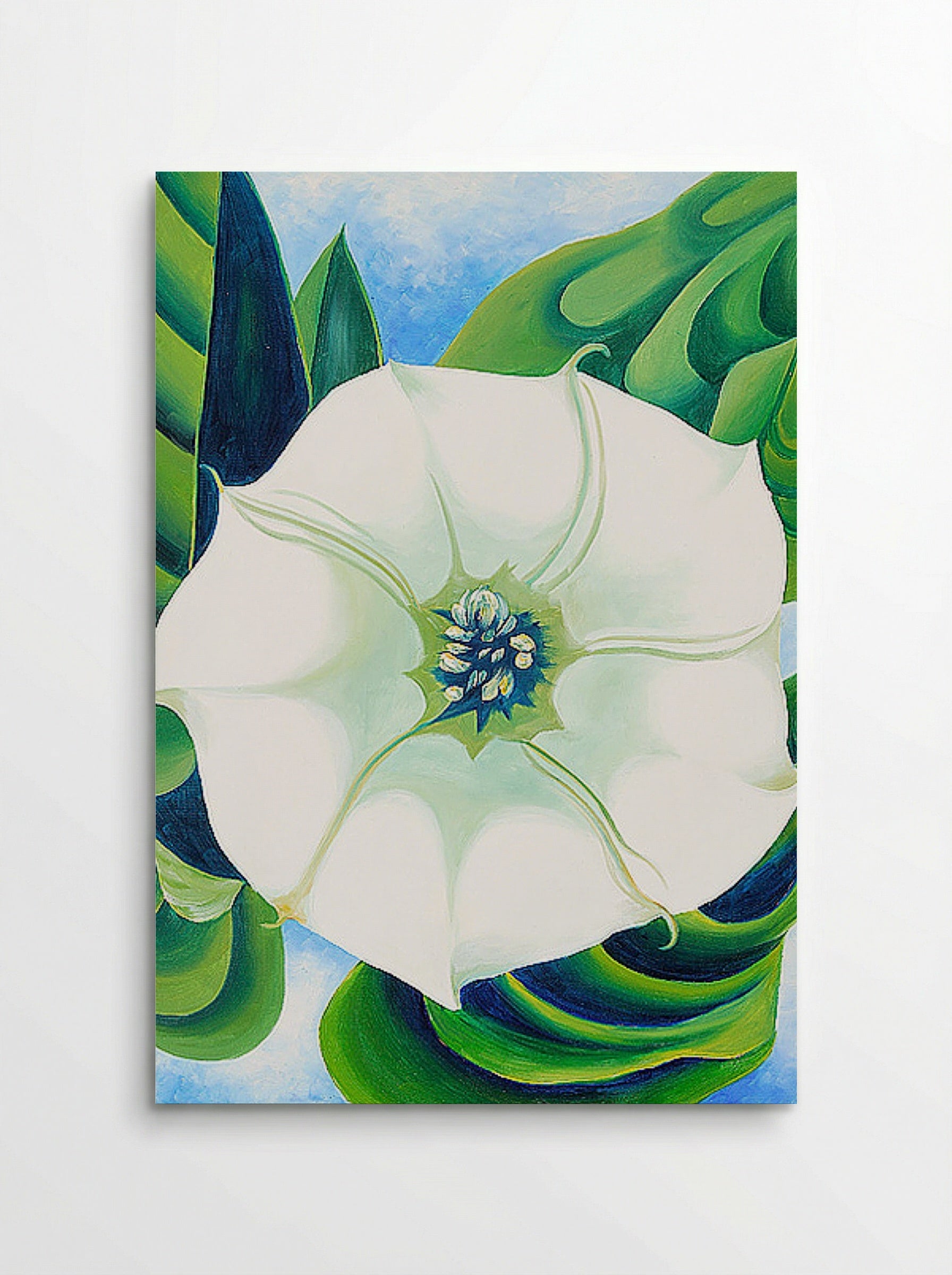 Jimson Weed, White Flower No. 1 - Georgia O'Keeffe - Poster