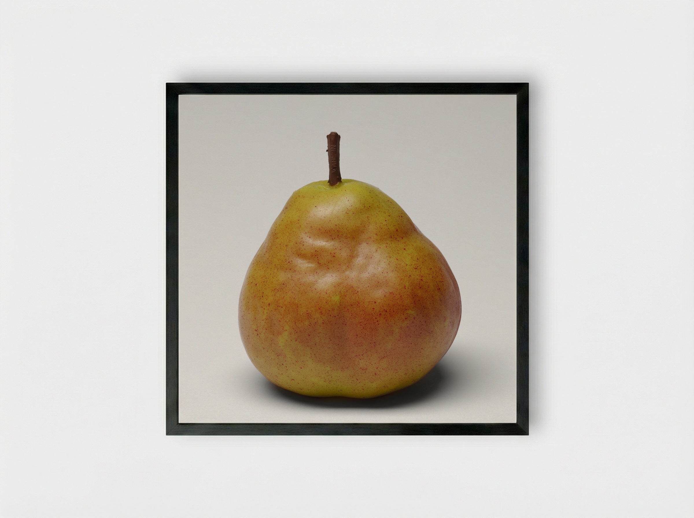 Pear - Claes Oldenburg - Framed Print Black