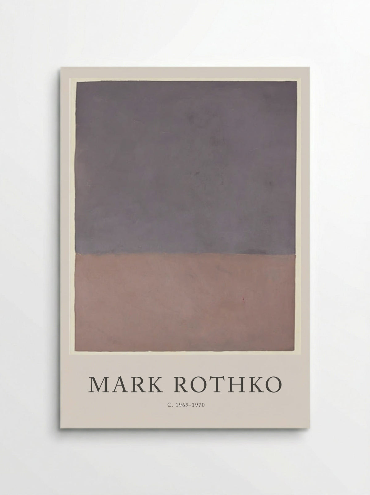 Untitled (Violet and Brown) - Mark Rothko - Poster