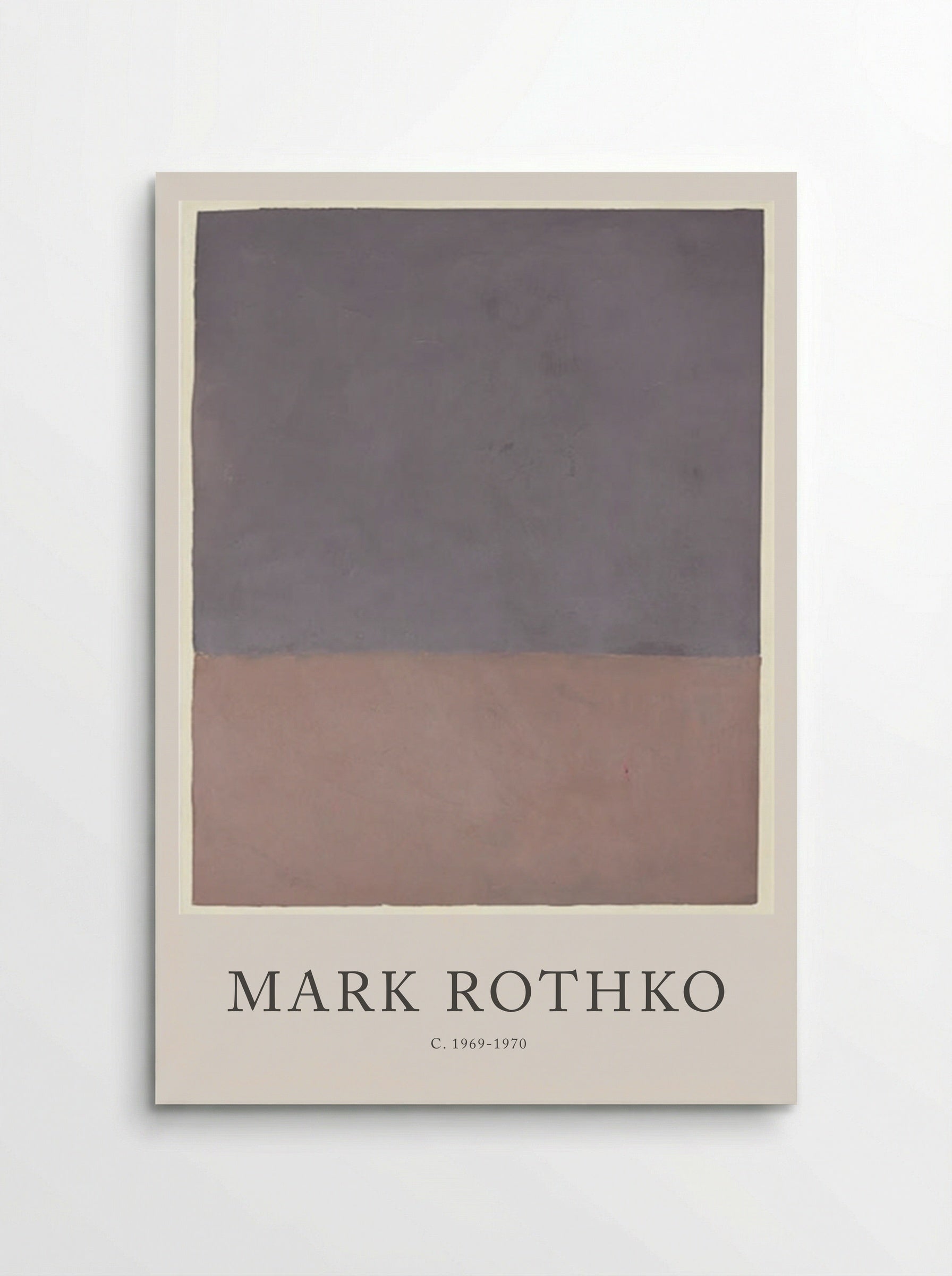 Untitled (Violet and Brown) - Mark Rothko - Poster