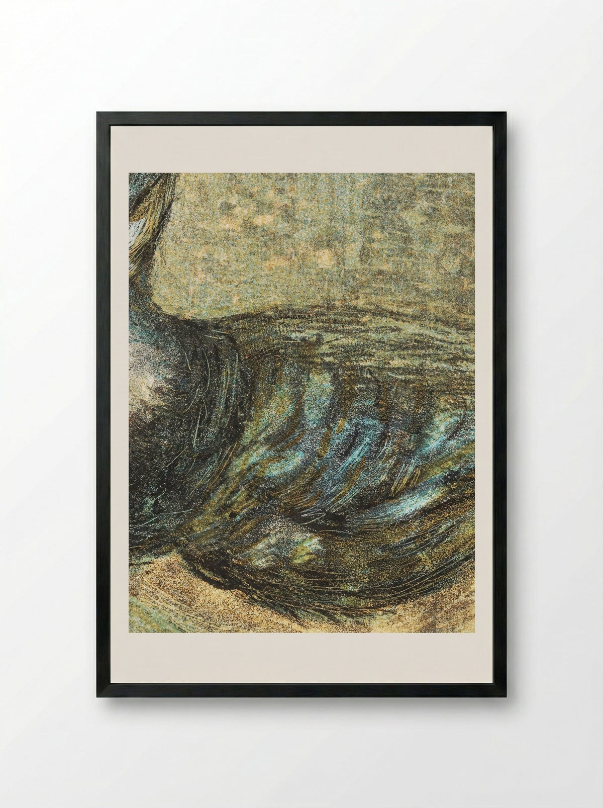 Kievit (Lapwing) - Theo van Hoytema - Framed Print Black