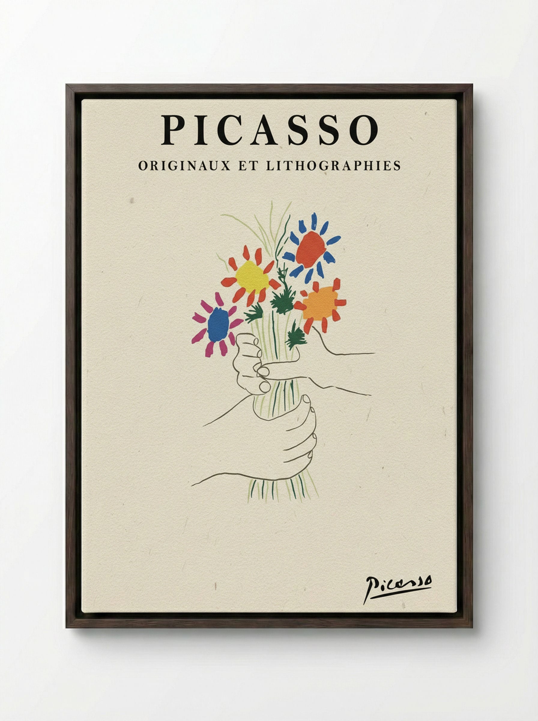 Flowers and Hands - Pablo Picasso